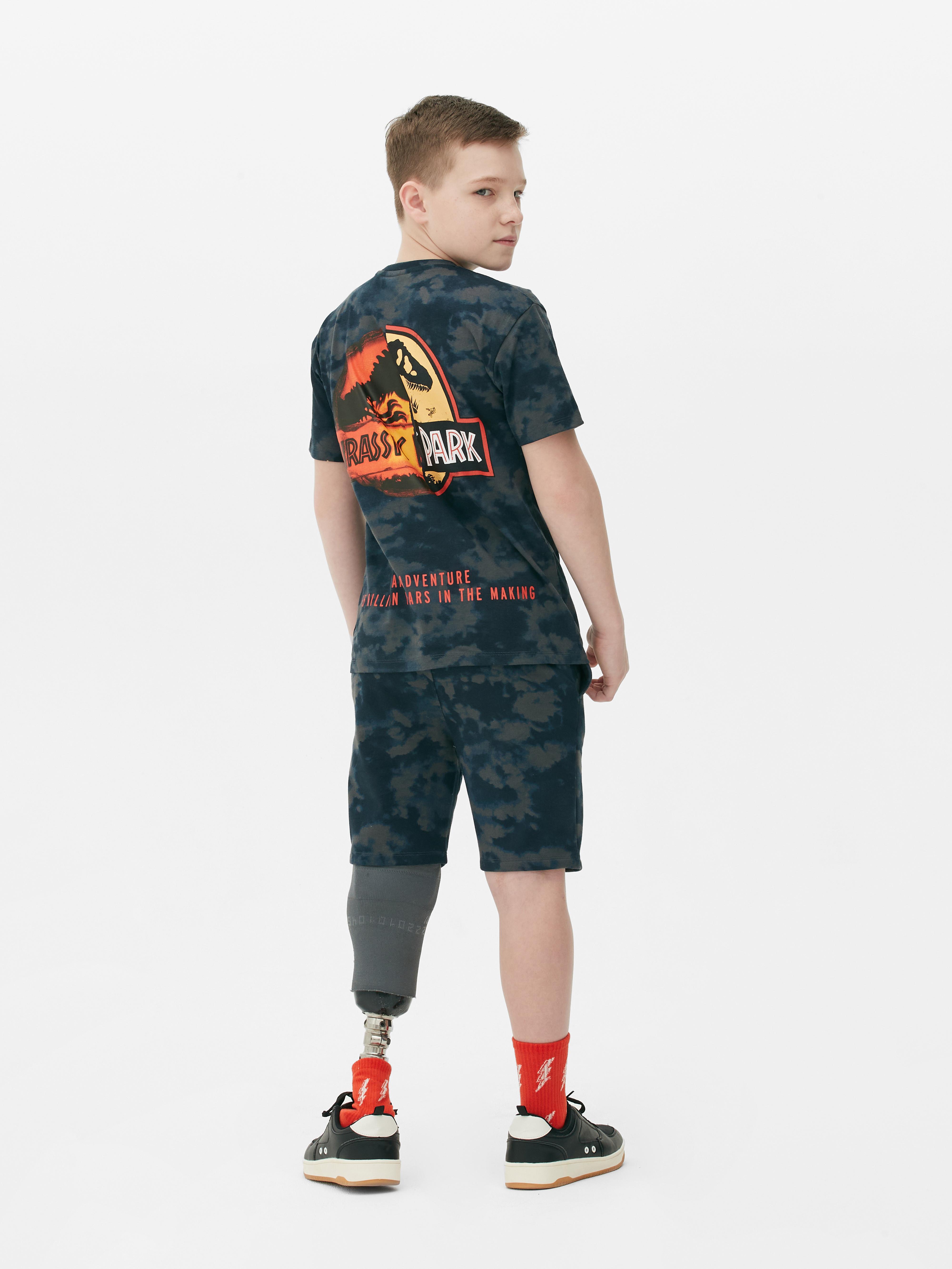 „Jurassic Park“ Schlafanzug aus T-Shirt und Shorts