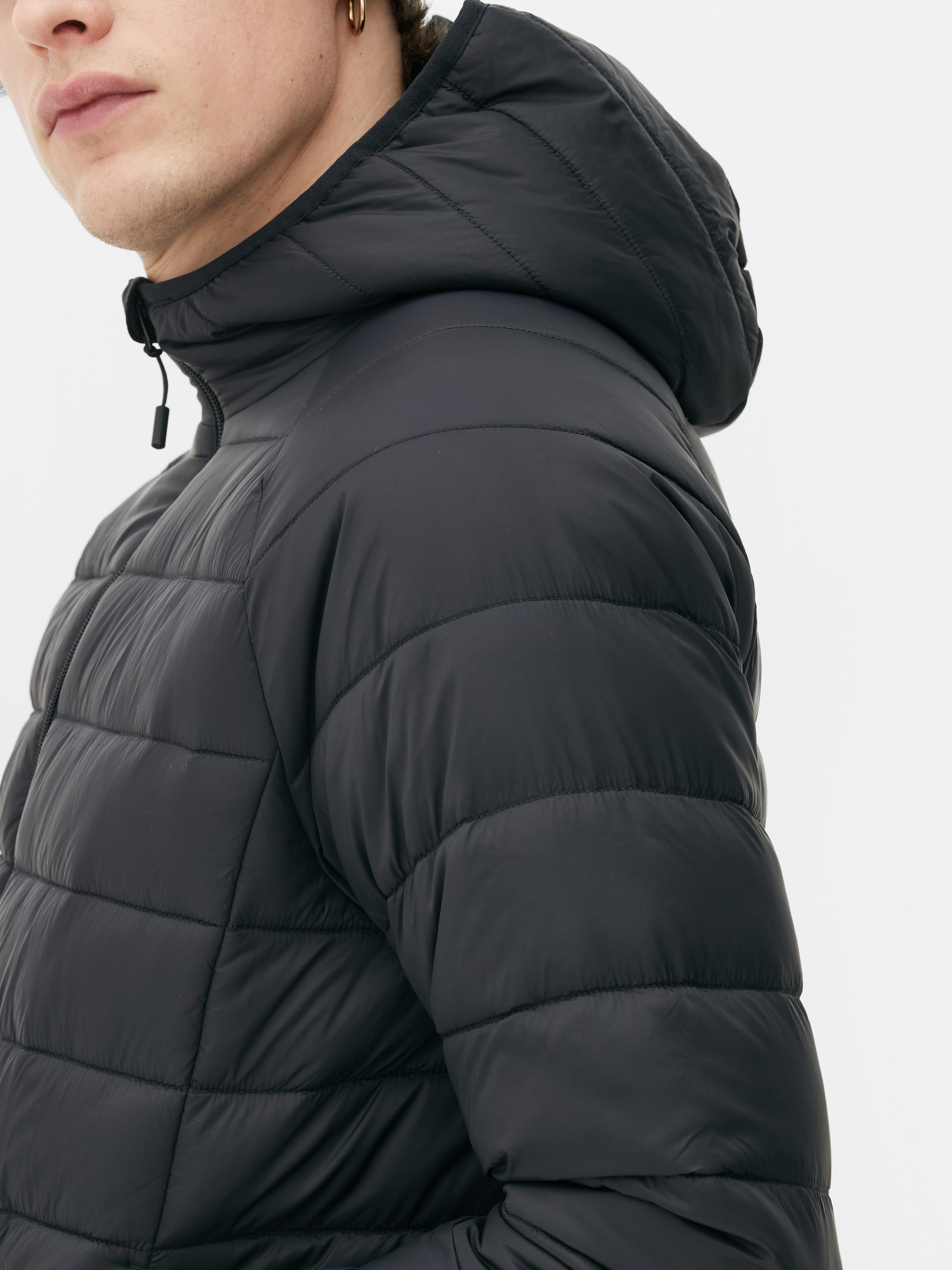 Black puffer 2025 jacket primark