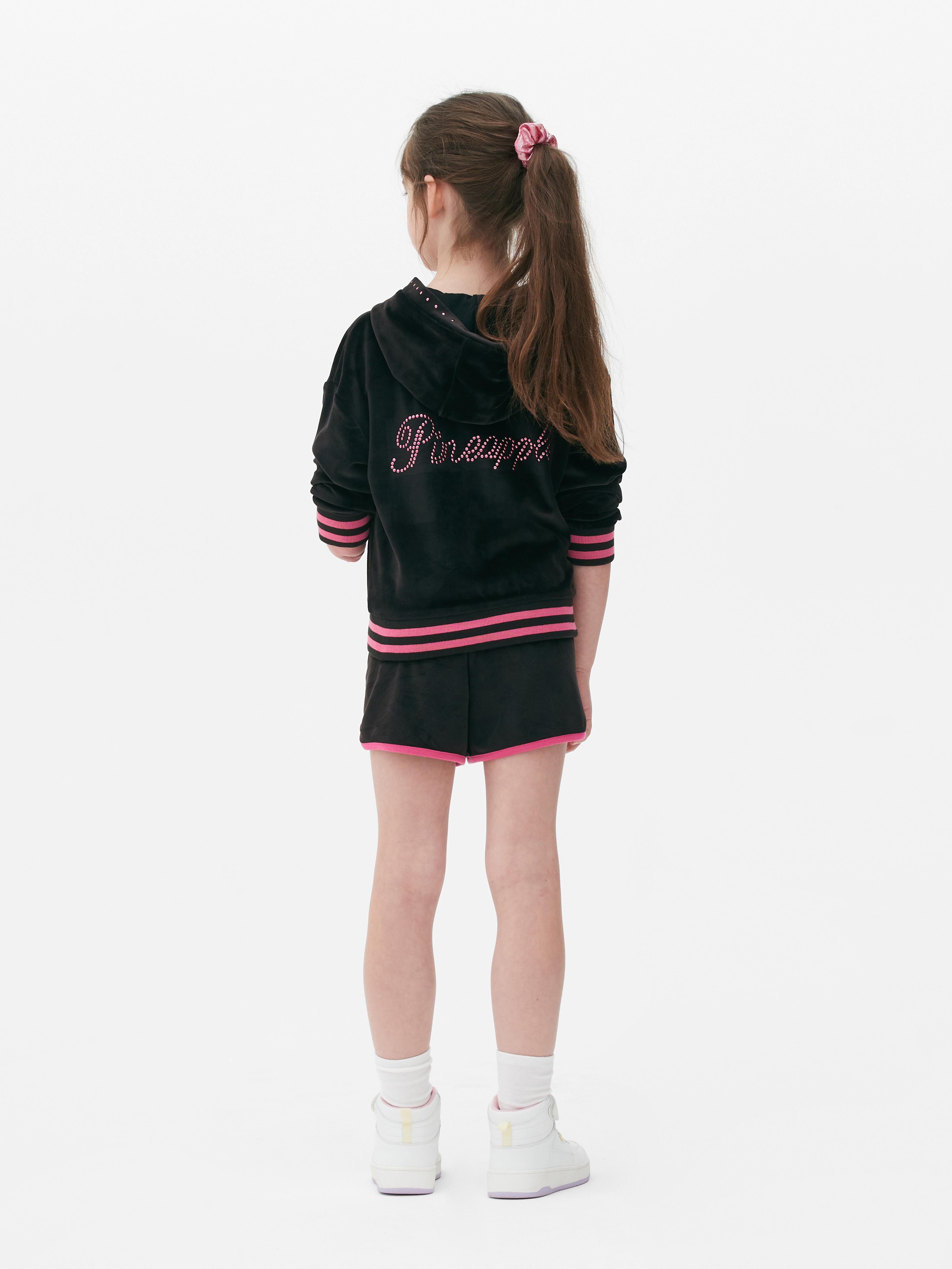 Buy Pineapple Girls Black Hoodie and Joggers online