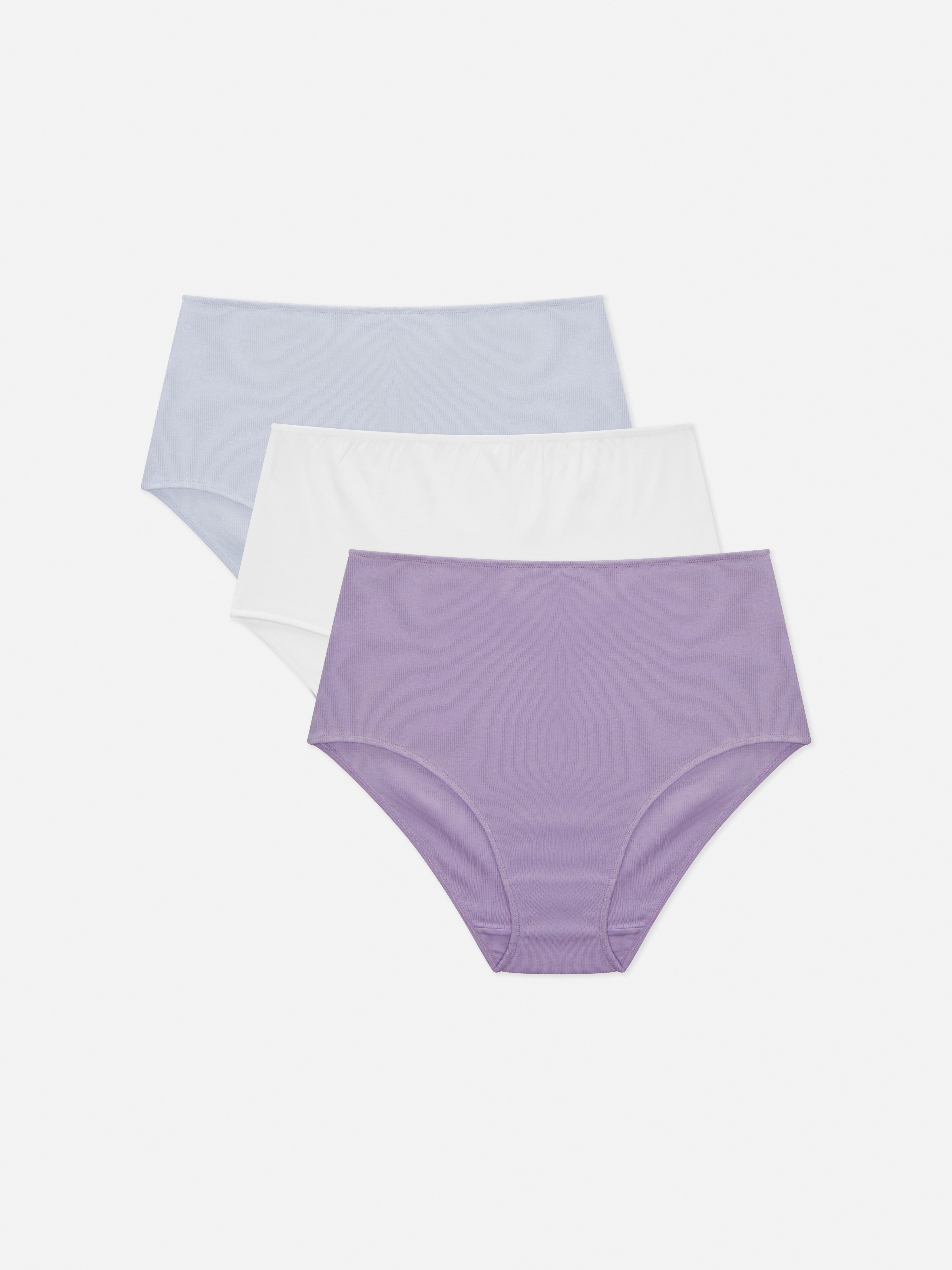 3-Pack High-Waisted Boyshorts with Lace Accents