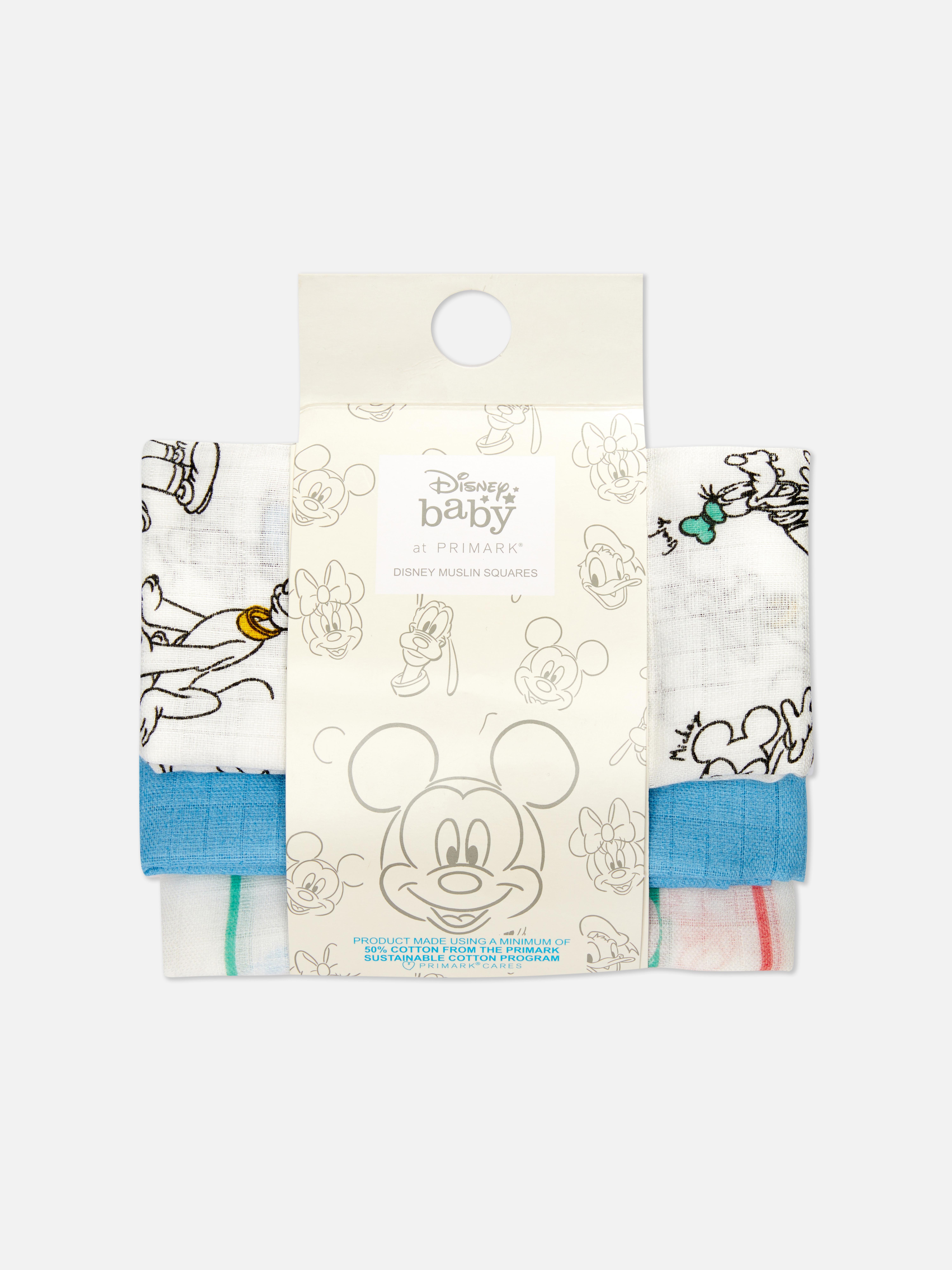 3pk Disney’s Mickey Mouse & Friends Burp Cloths