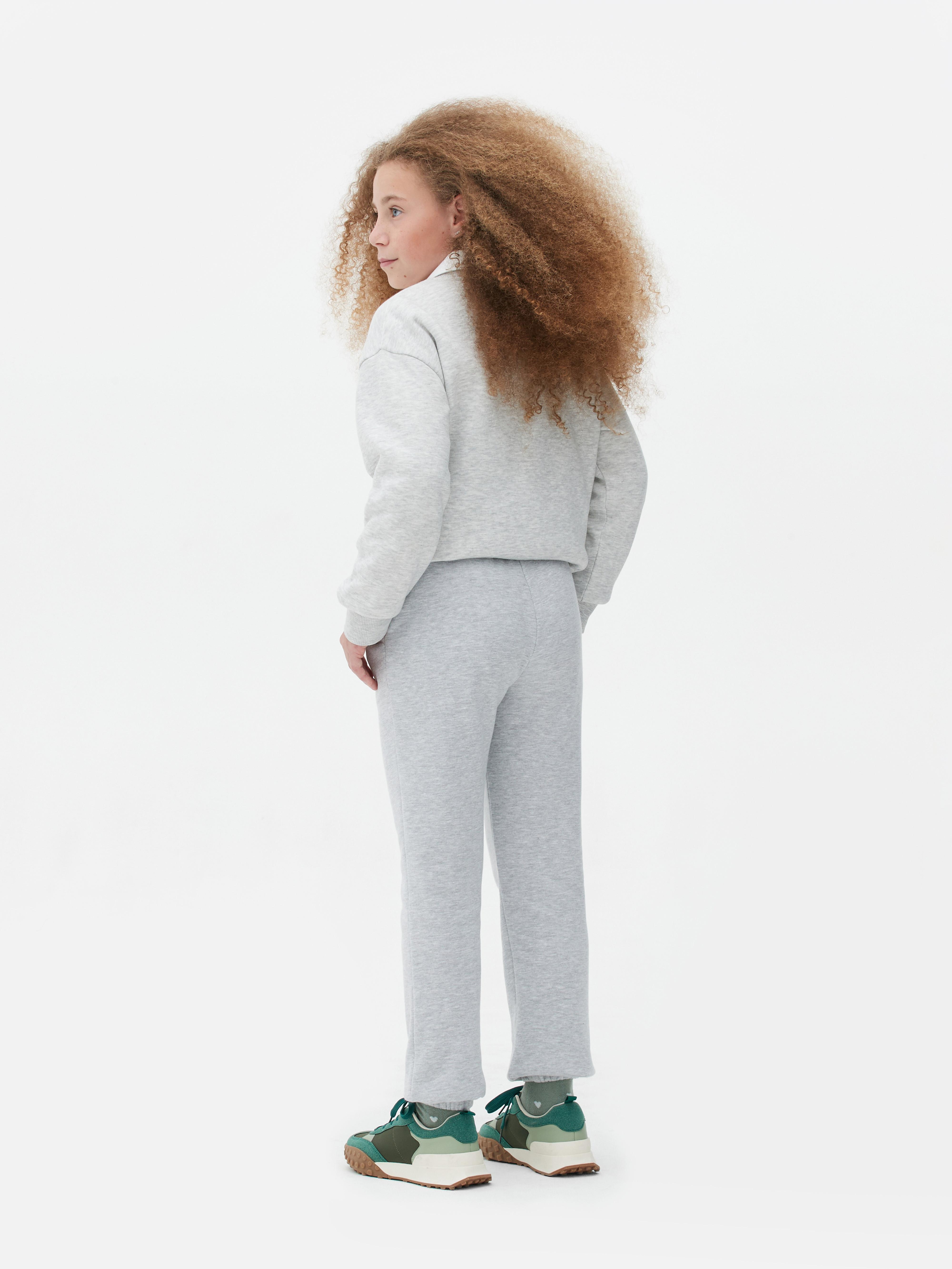 Pantaloni tuta bordo risvoltato e vita elasticizzata