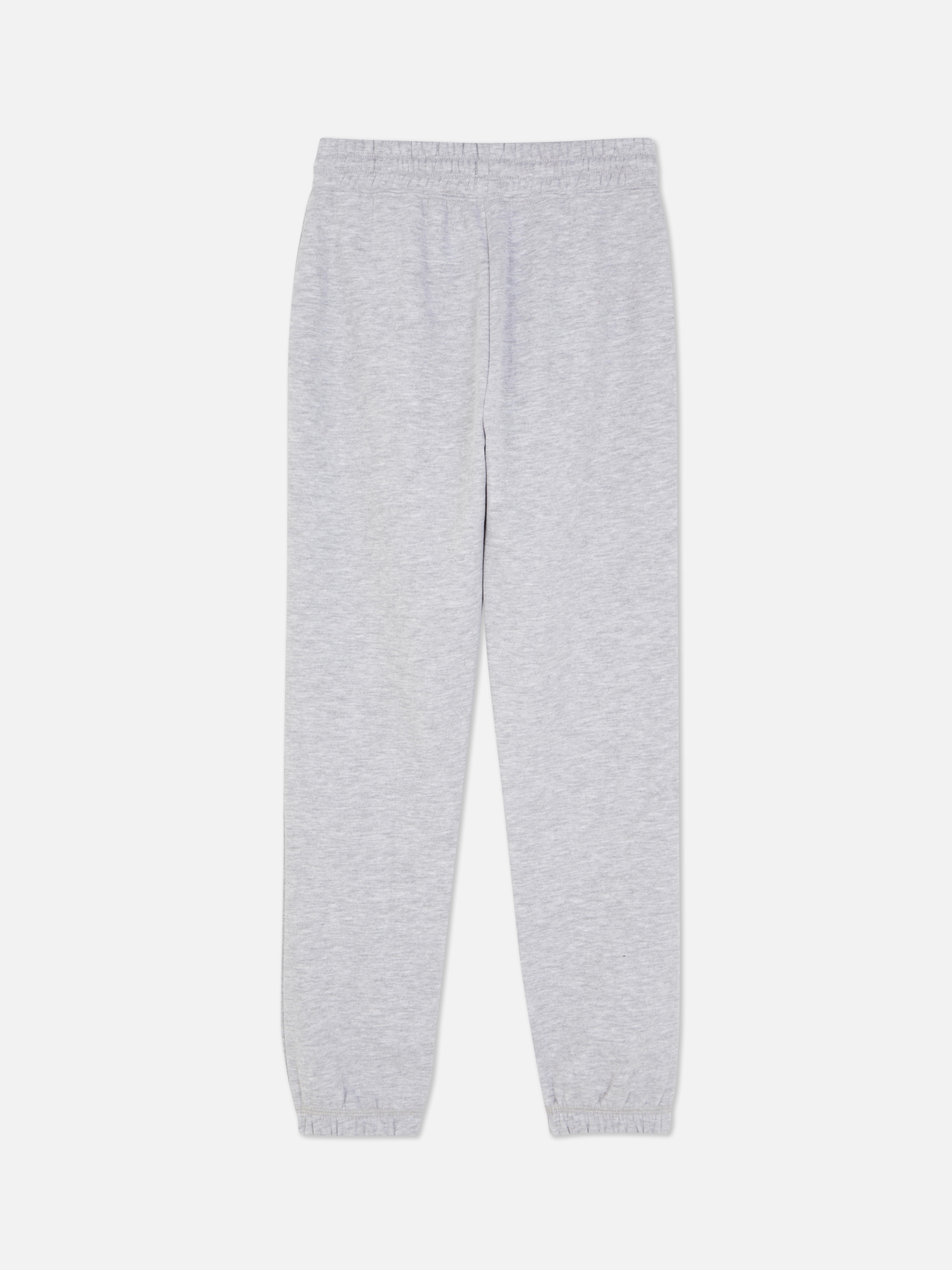 Pantaloni tuta bordo risvoltato e vita elasticizzata