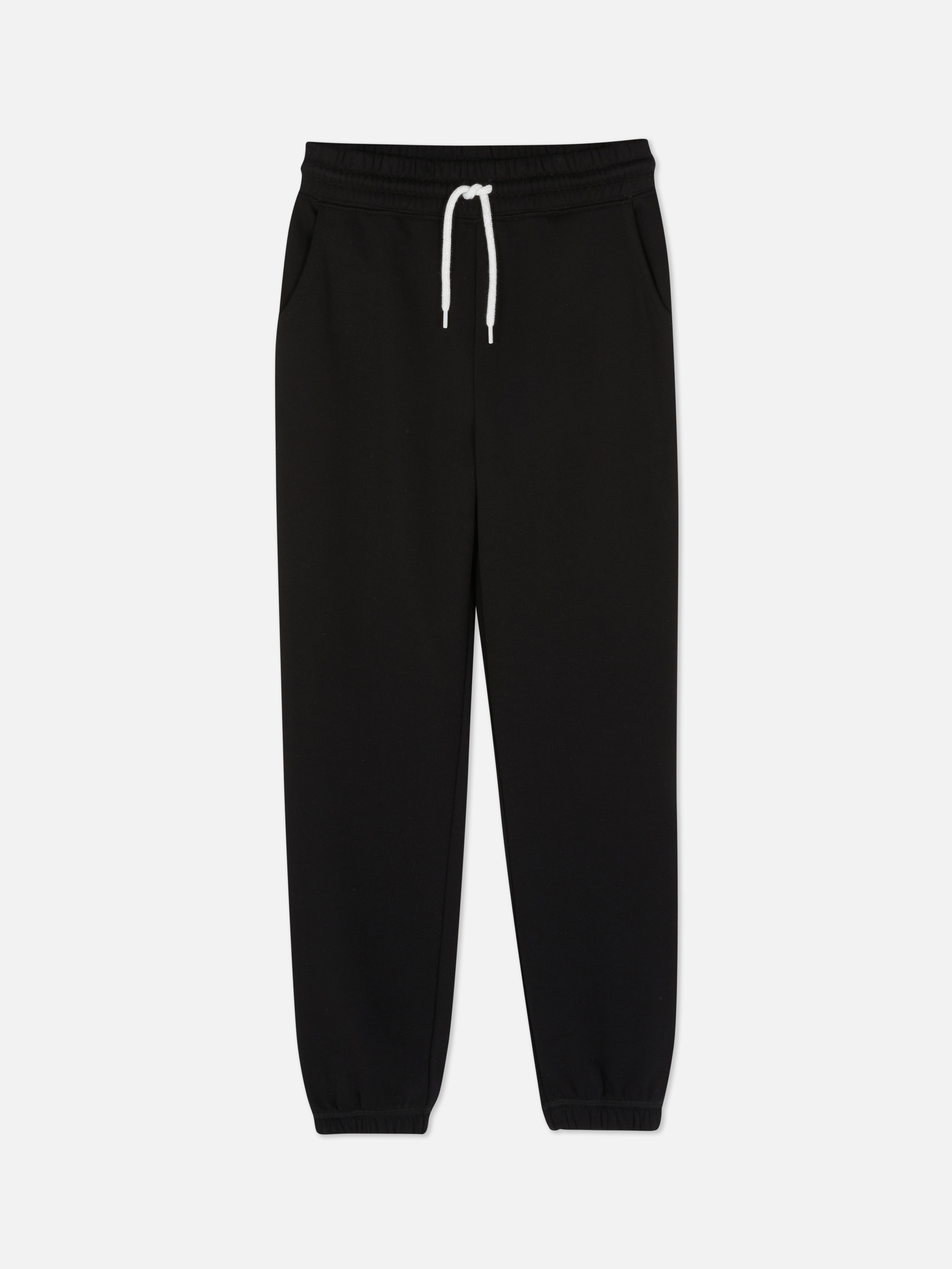 Pantaloni tuta bordo risvoltato e vita elasticizzata