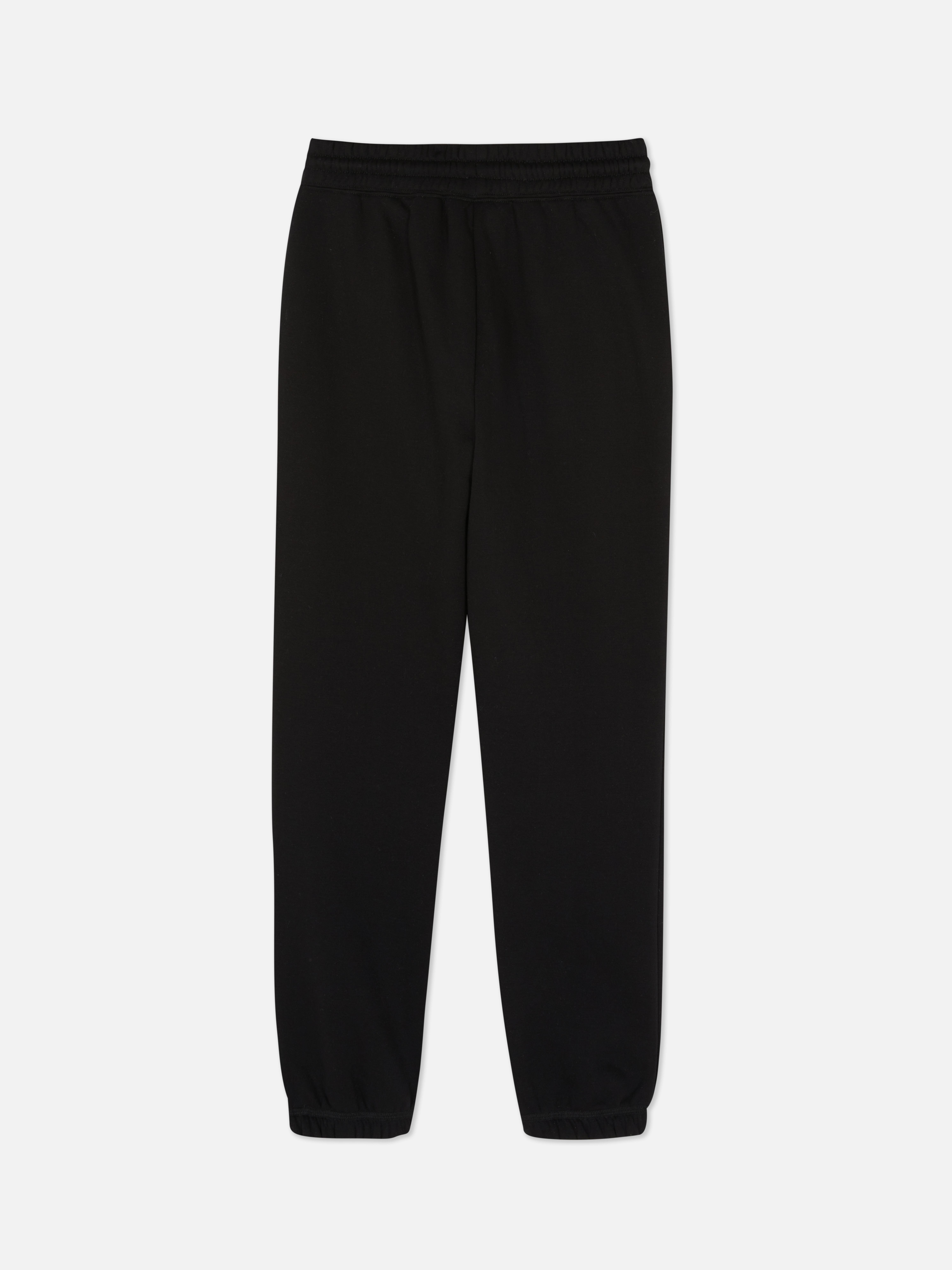 Pantaloni tuta bordo risvoltato e vita elasticizzata
