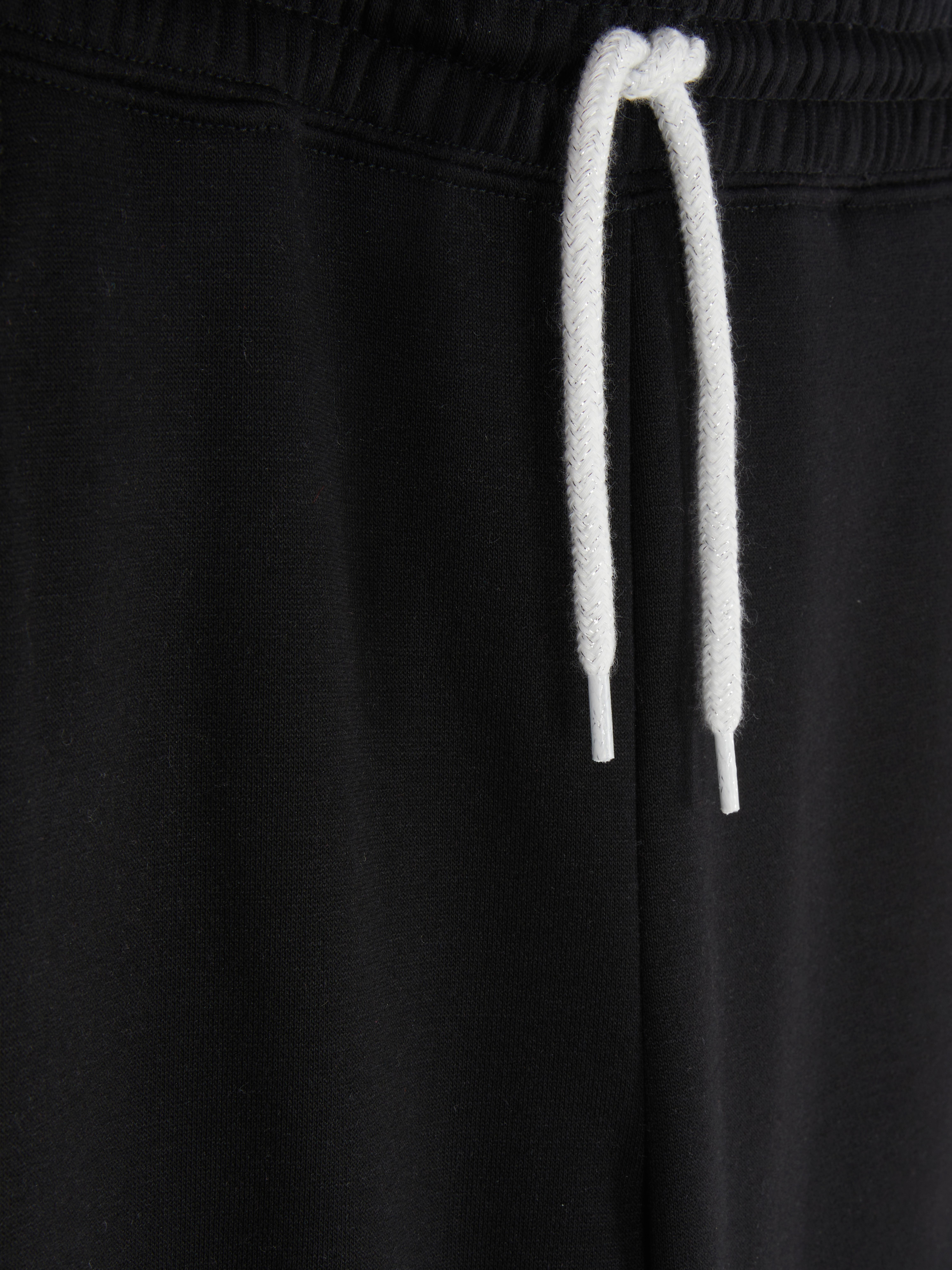 Pantaloni tuta bordo risvoltato e vita elasticizzata