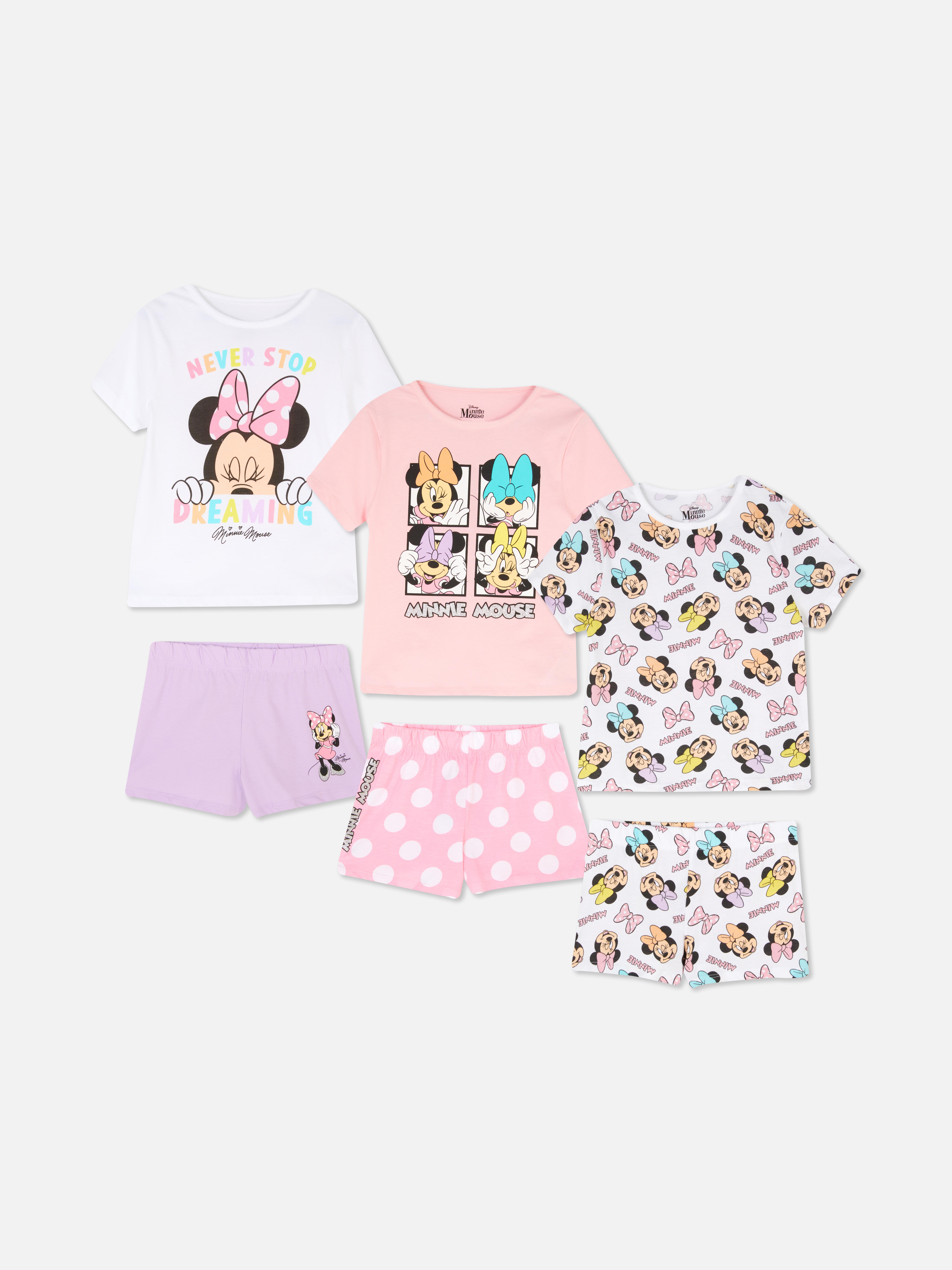 3pk Disney’s Minnie Mouse Short Pyjamas