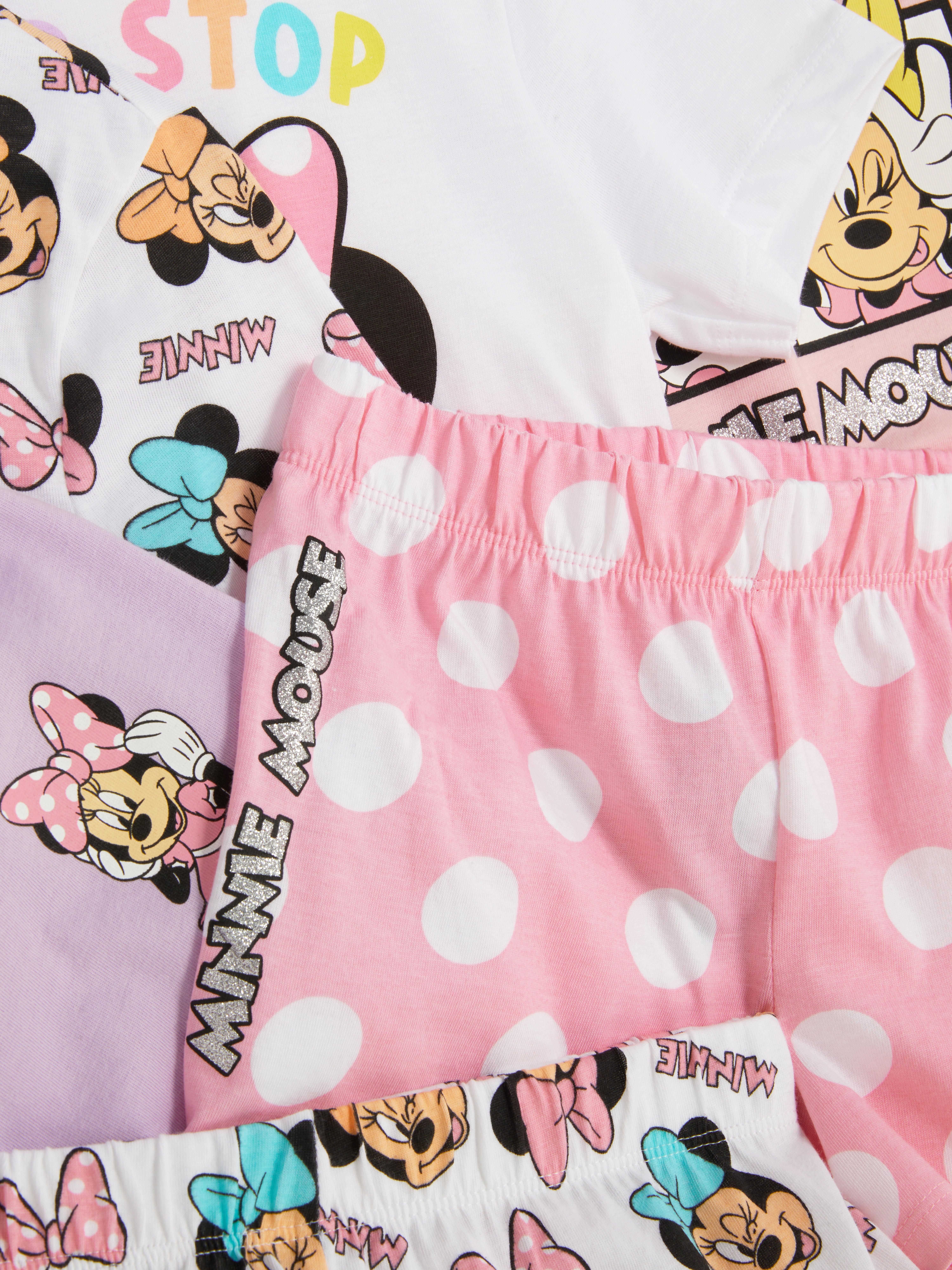 3pk Disney’s Minnie Mouse Short Pyjamas