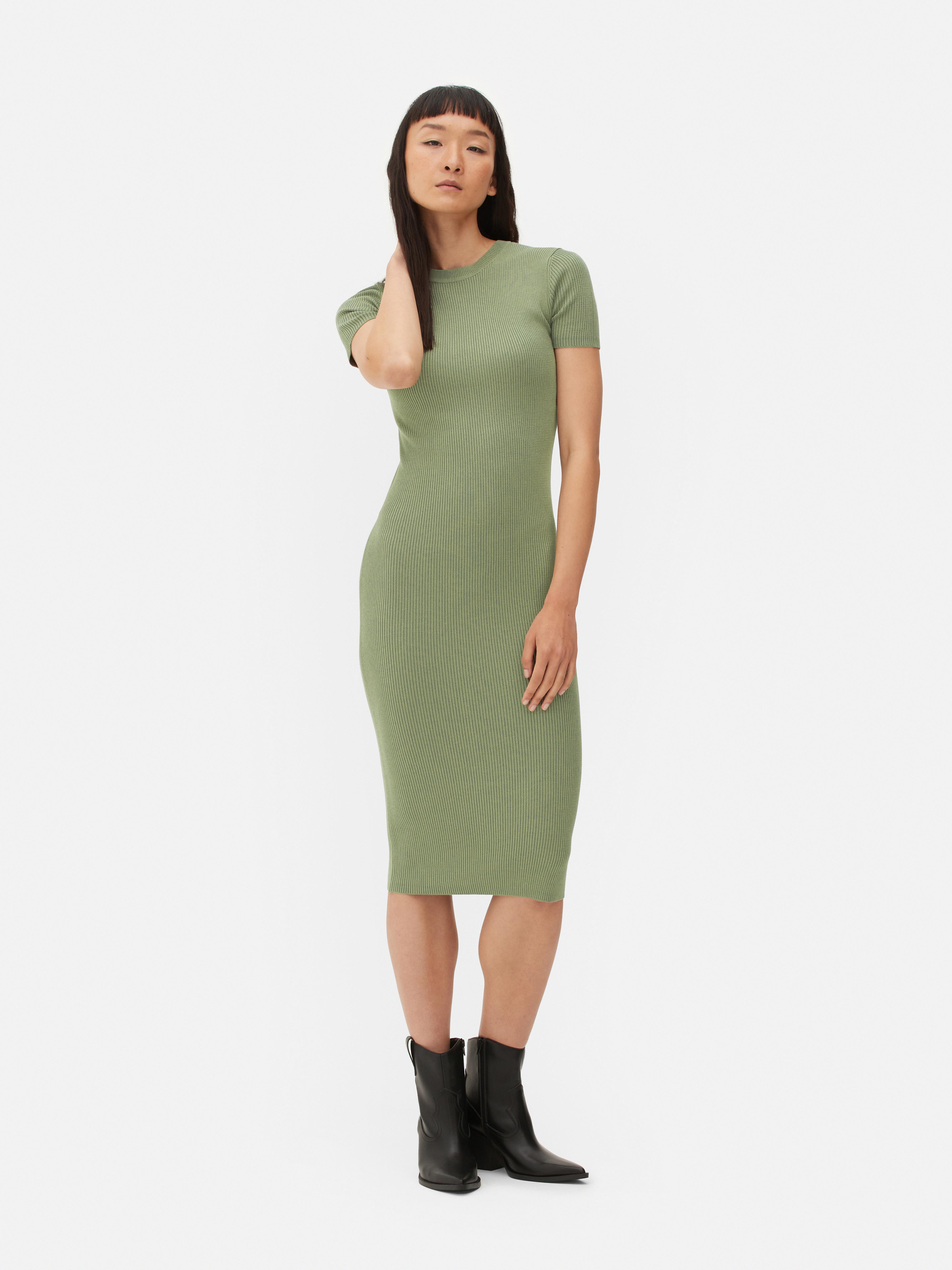 Primark cheap green dress