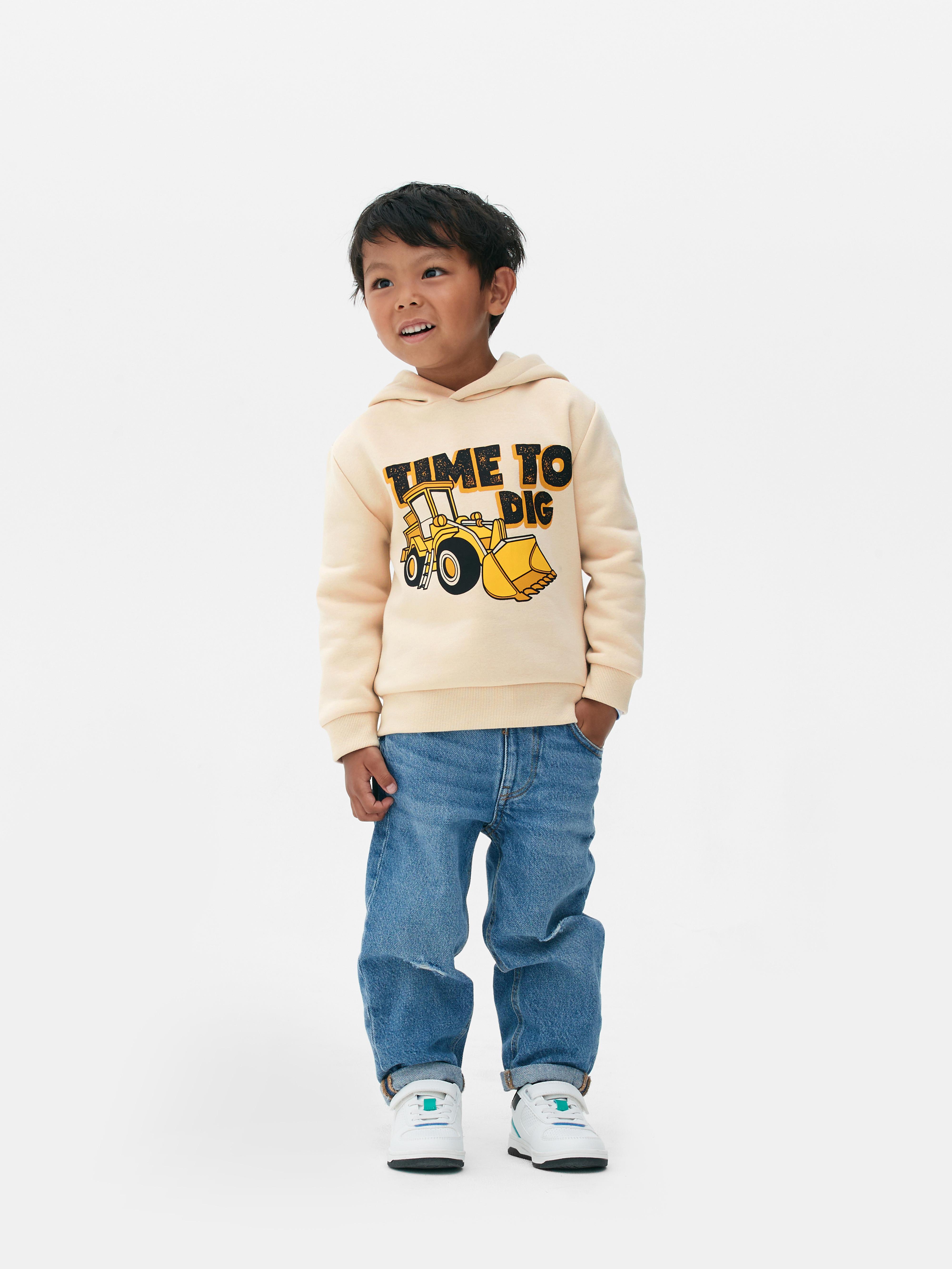 Boys Stone Graphic Print Hoodie | Primark