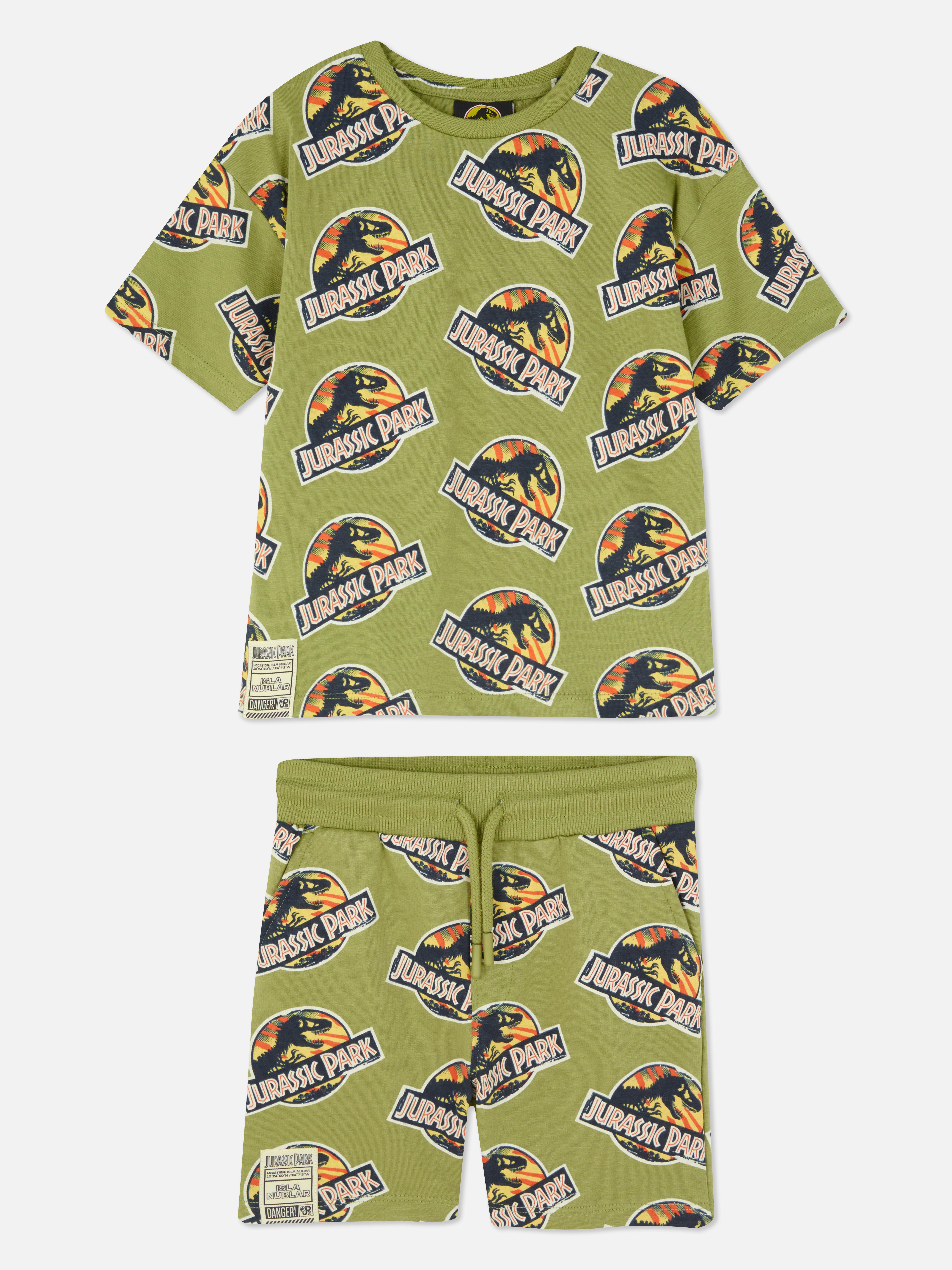 Jurassic Park Top and Shorts Set