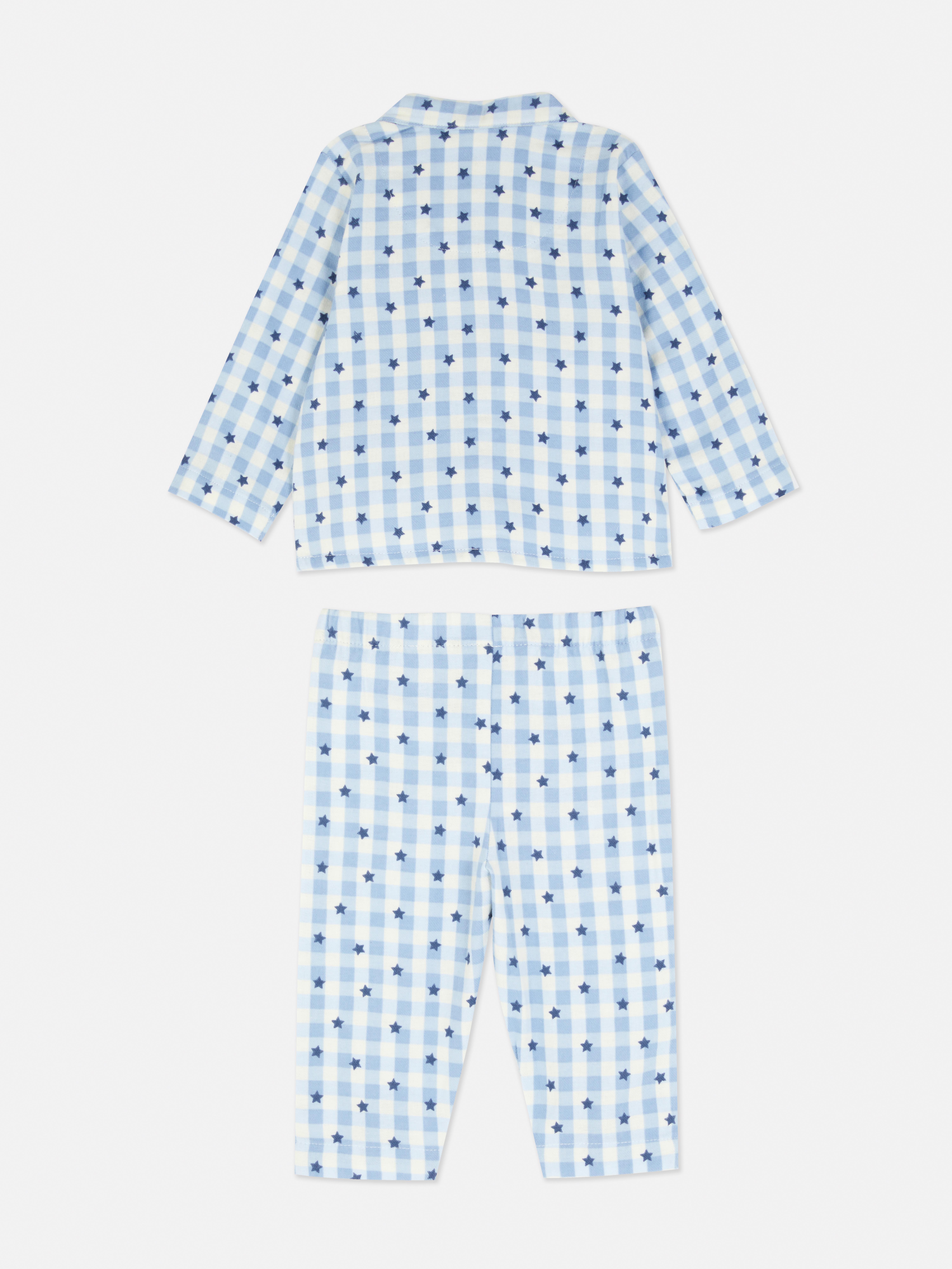 Check Star Print Pyjamas