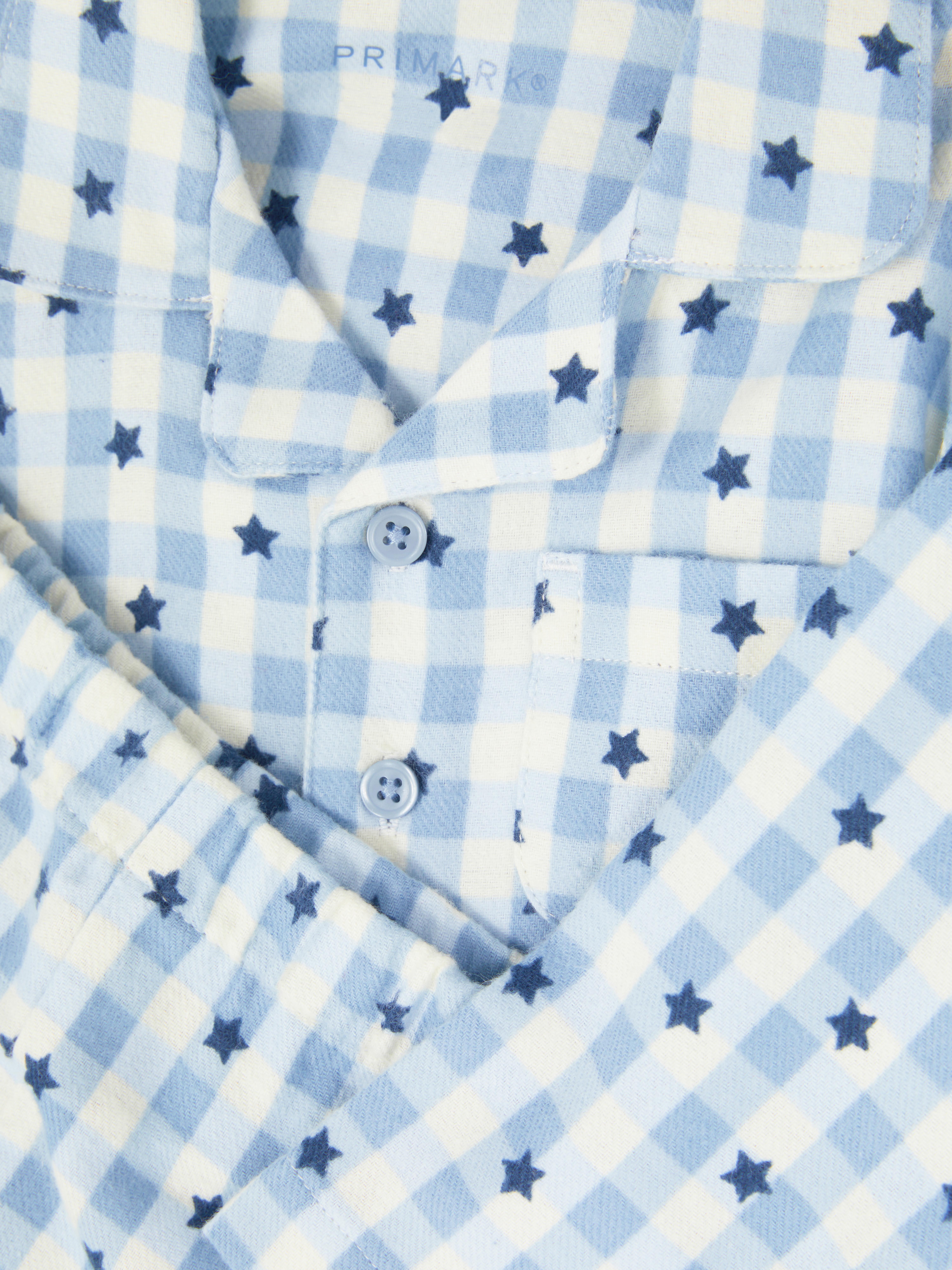 Check Star Print Pyjamas
