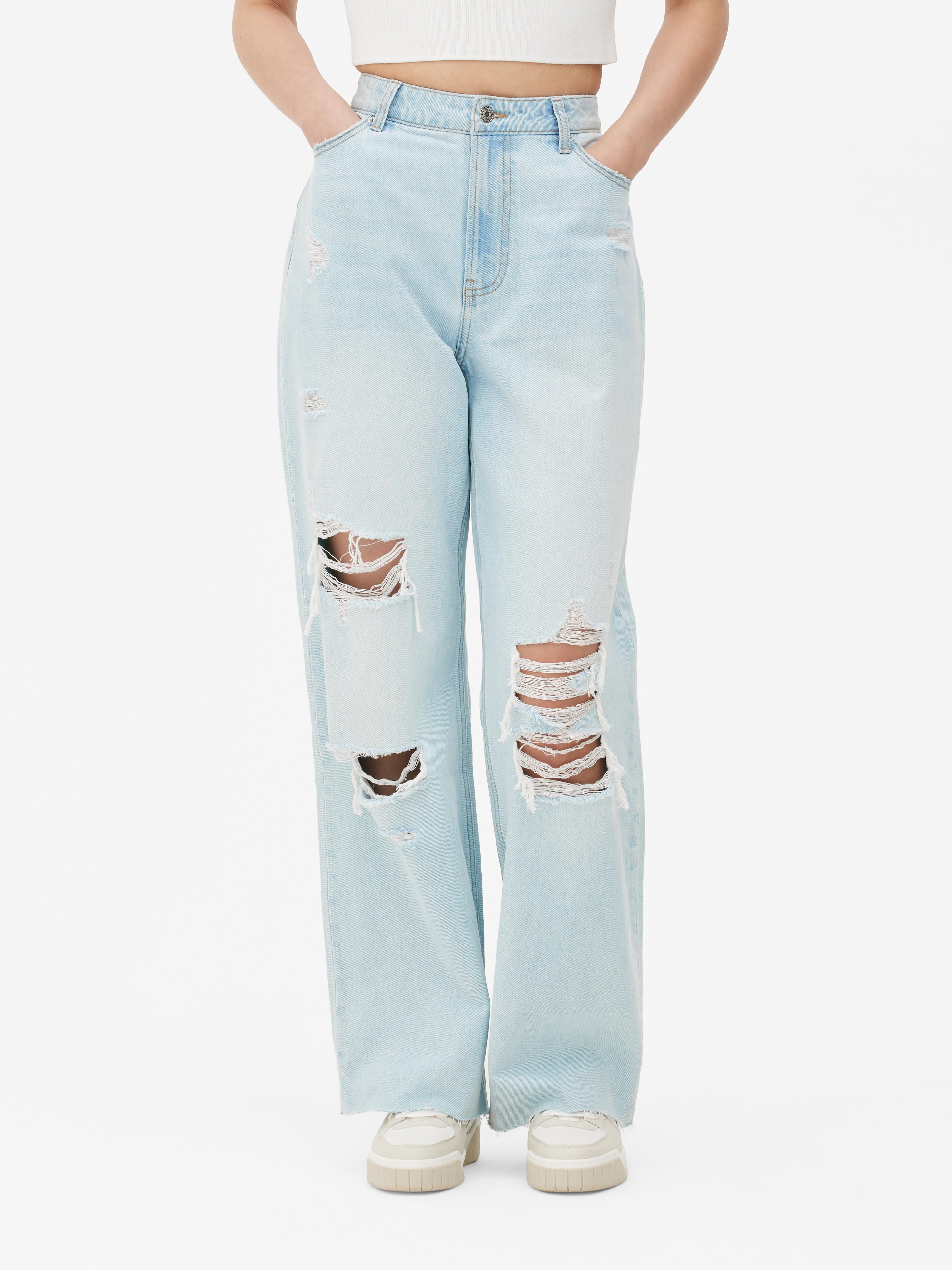 Ripped Wide Leg Jeans | Penneys