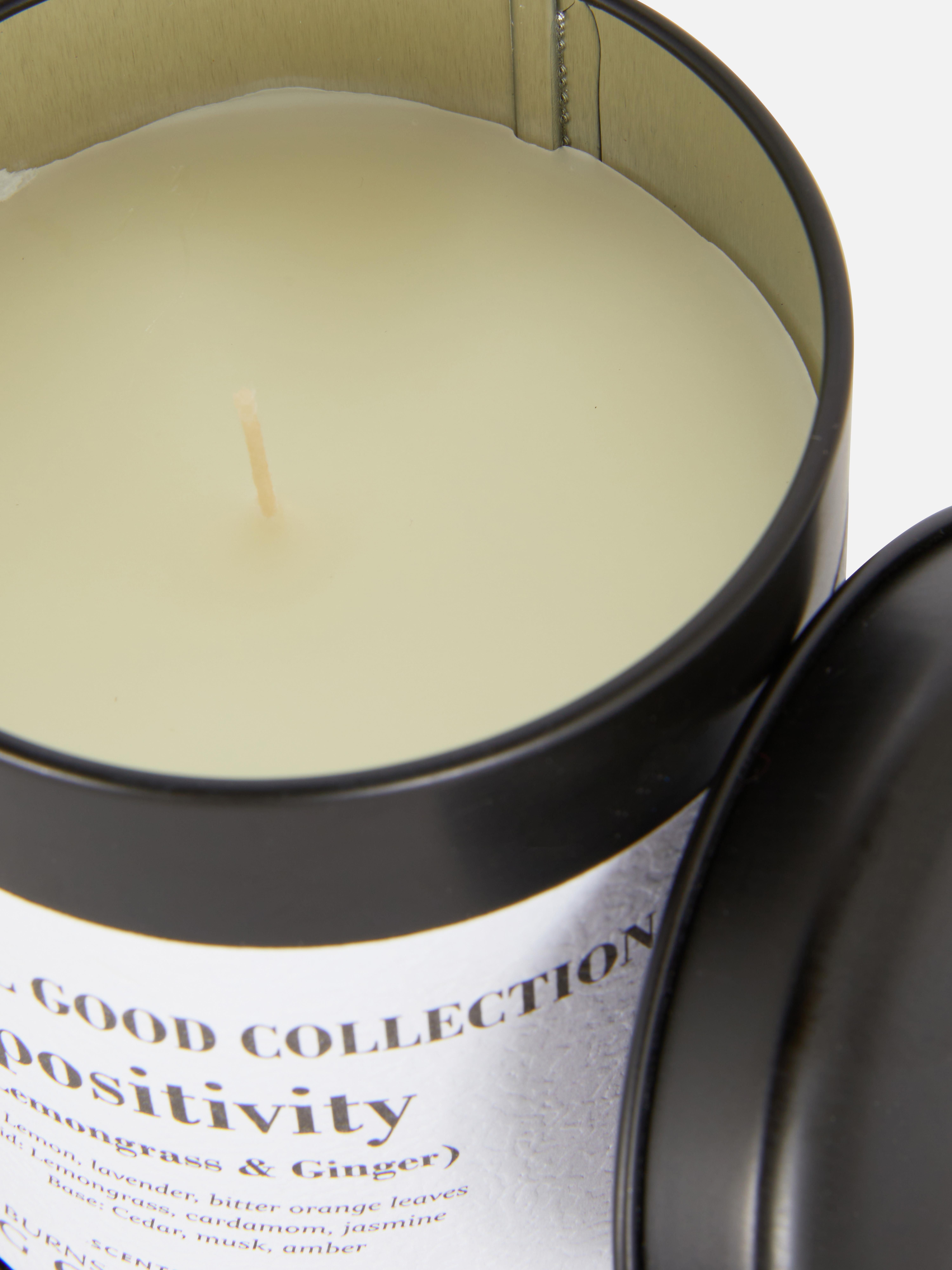 Vela aroma lata média