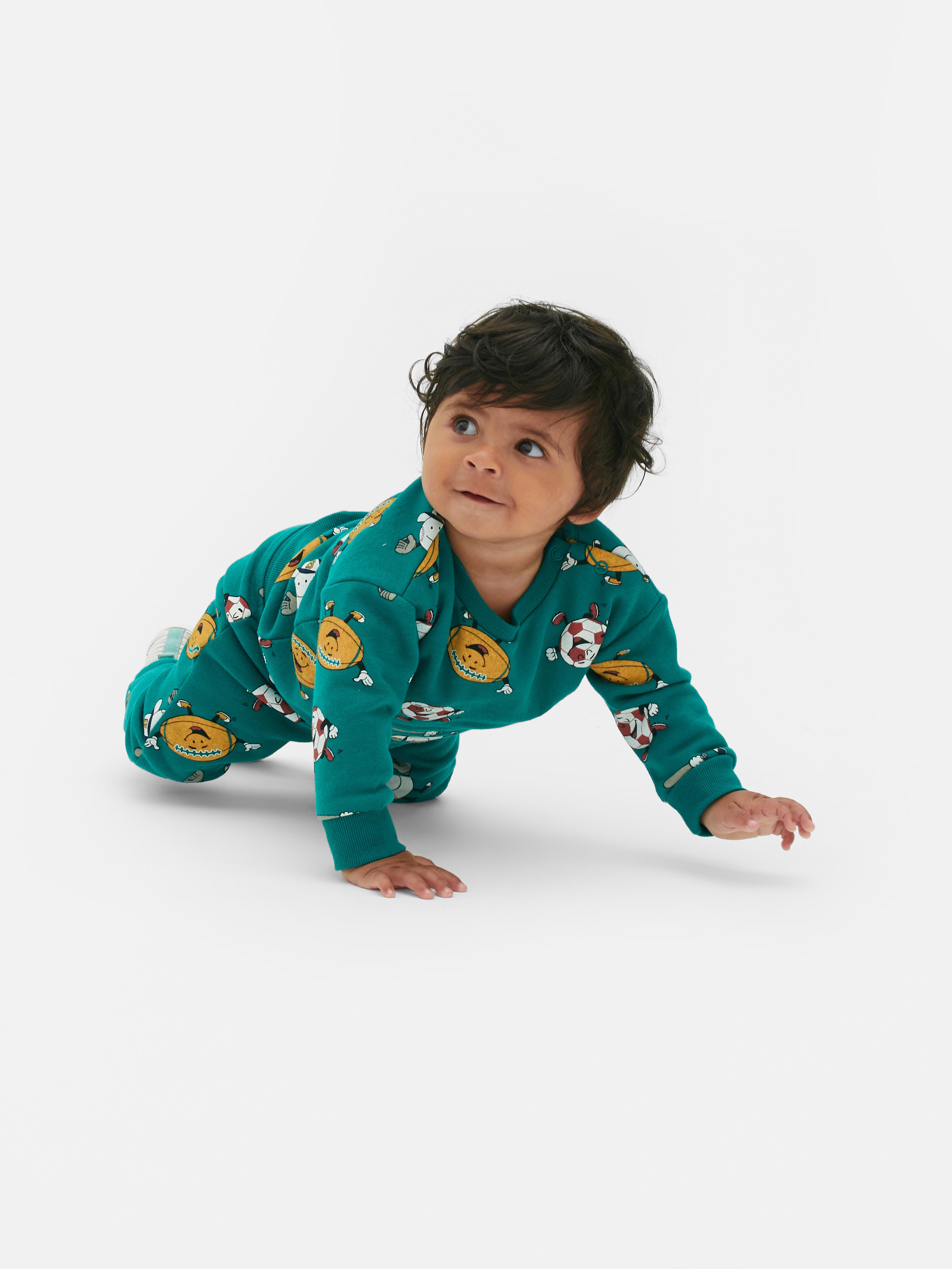 Baby Boys Green Crew Neck Sweater Primark