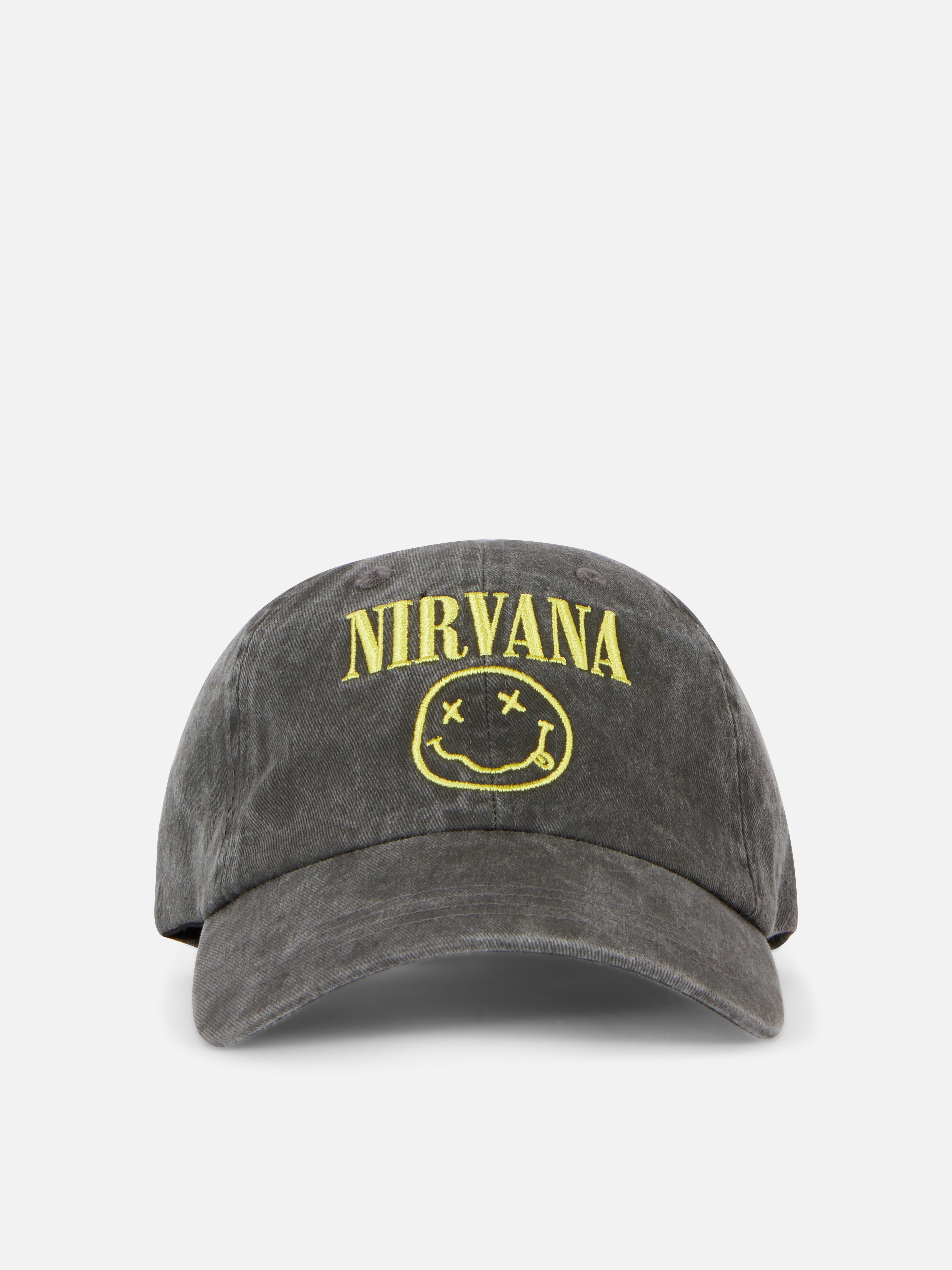 Nirvana Acid Wash Baseball Cap