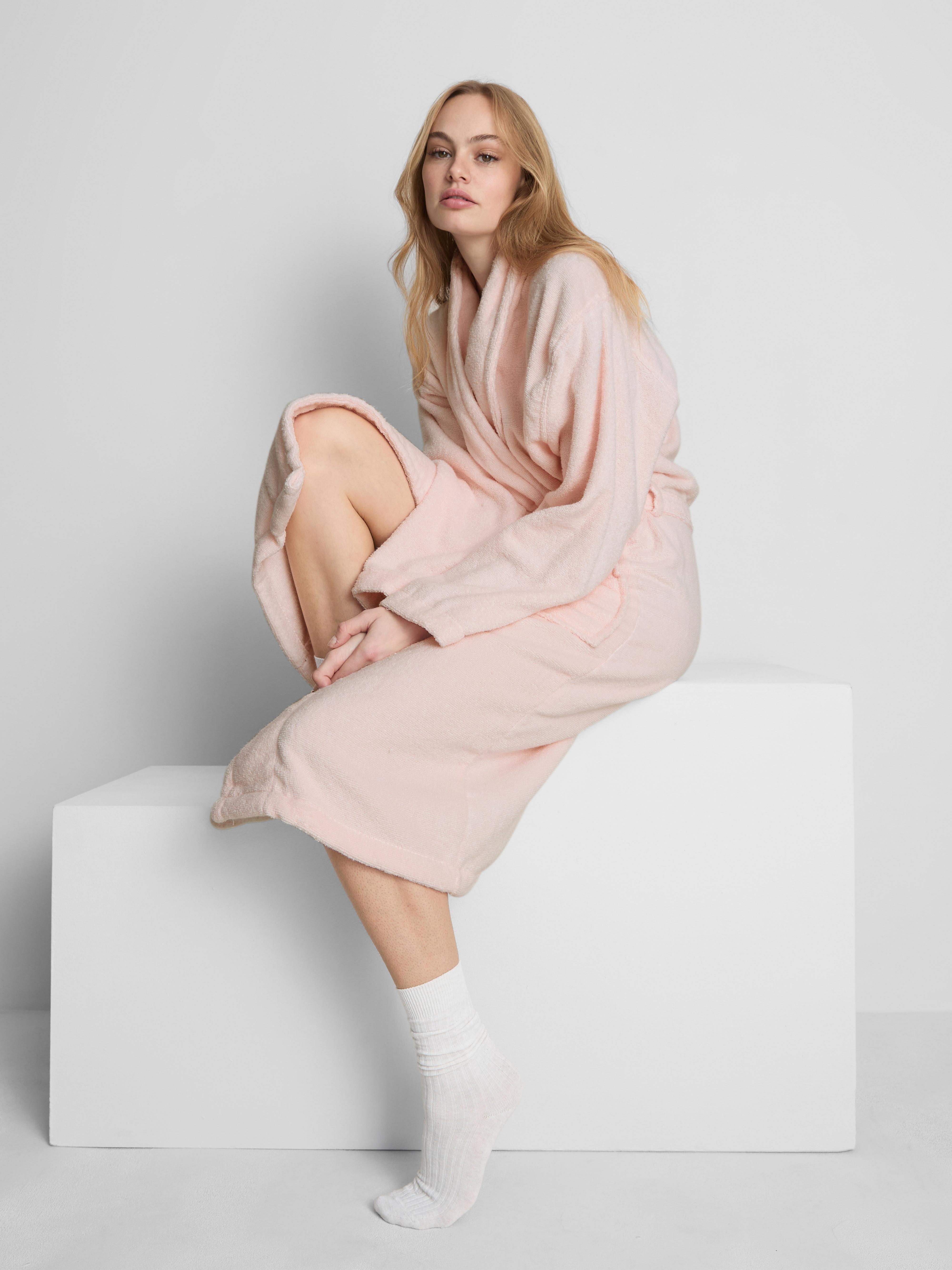 Vestaglia da spa in spugna di cotone