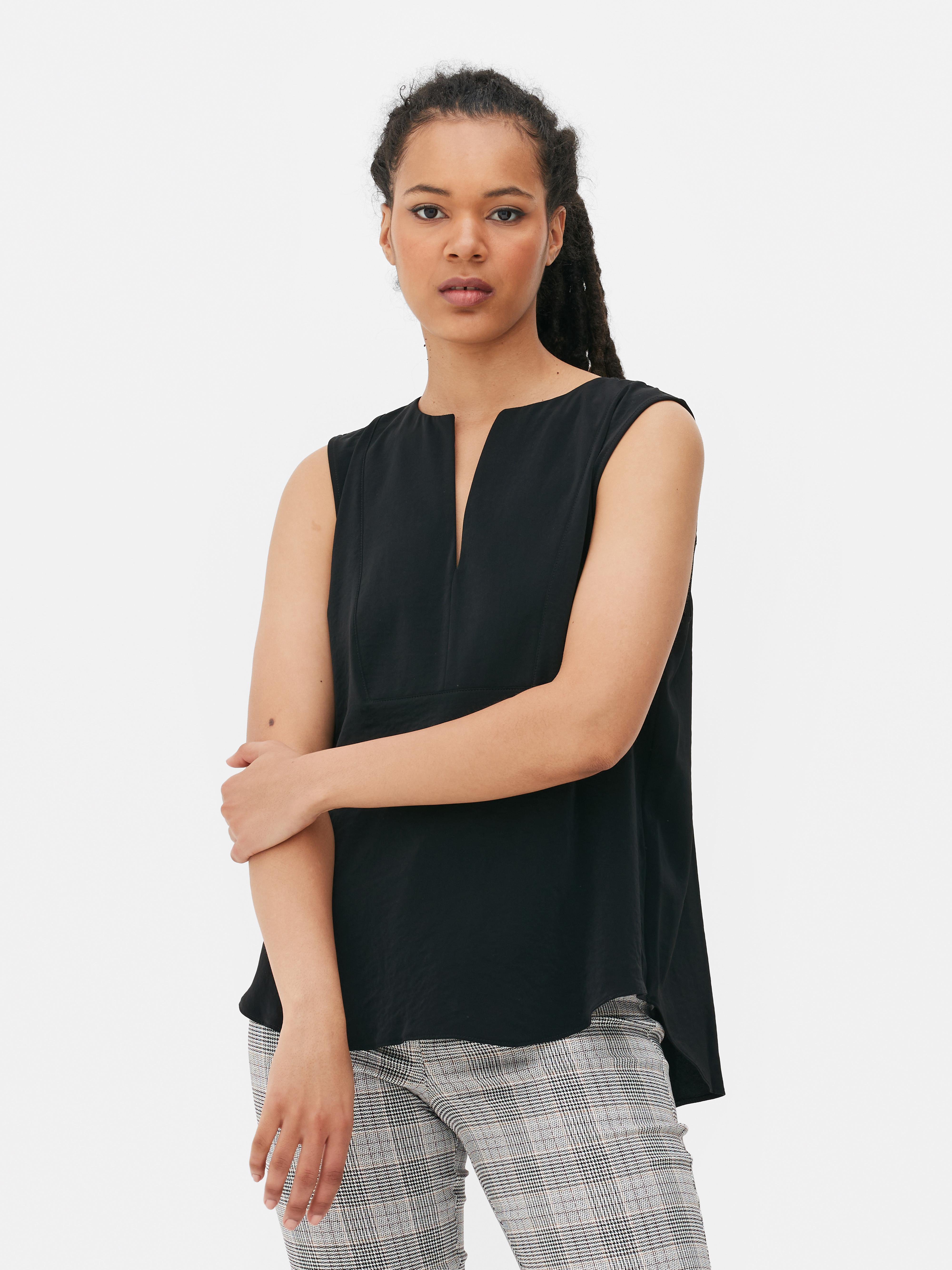 Primark black best sale chiffon blouse