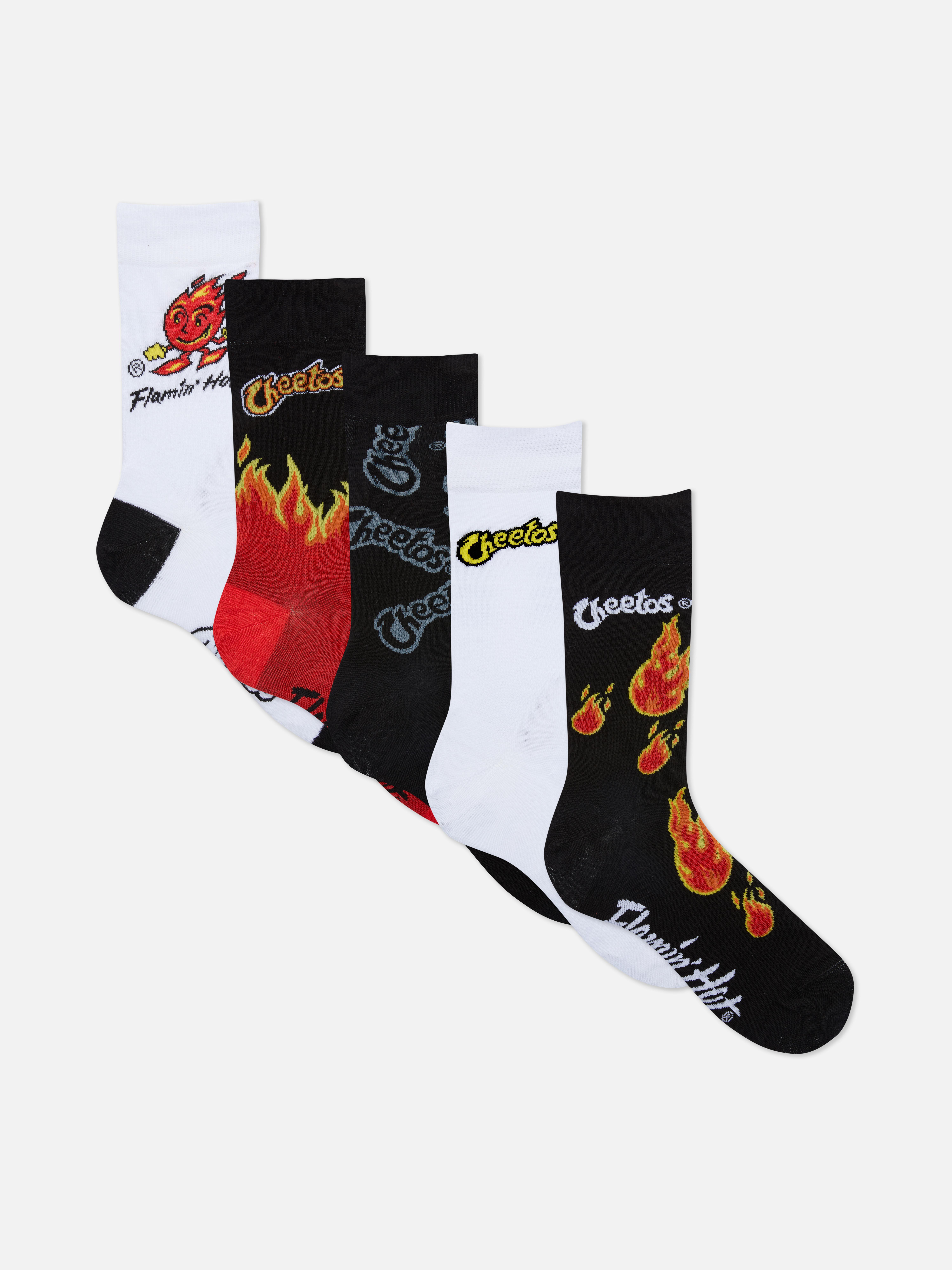 5pk Cheetos Ankle Socks