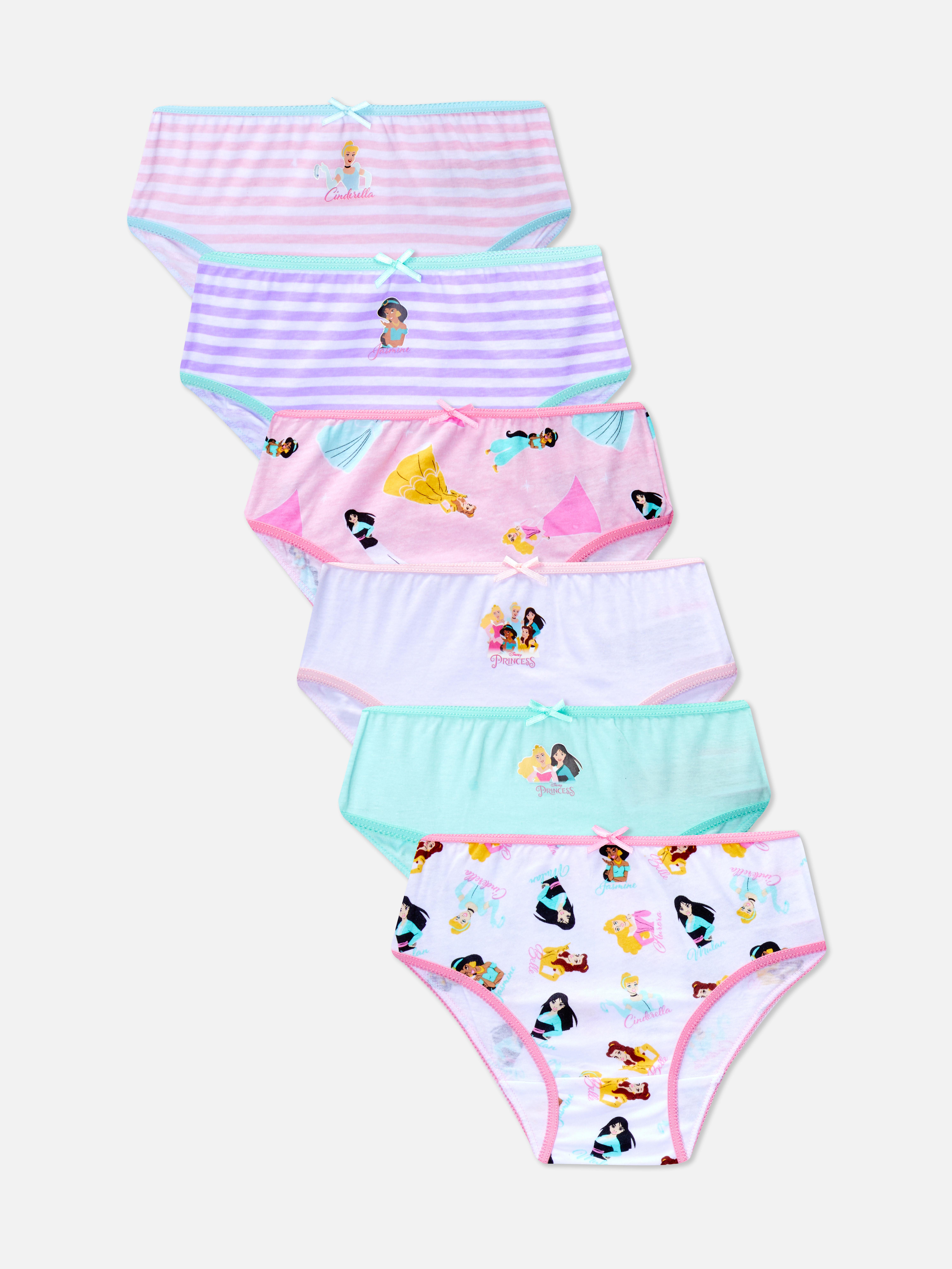 Disney Handcraft Little Girls Princess Seven-Pack Panties : :  Clothing, Shoes & Accessories