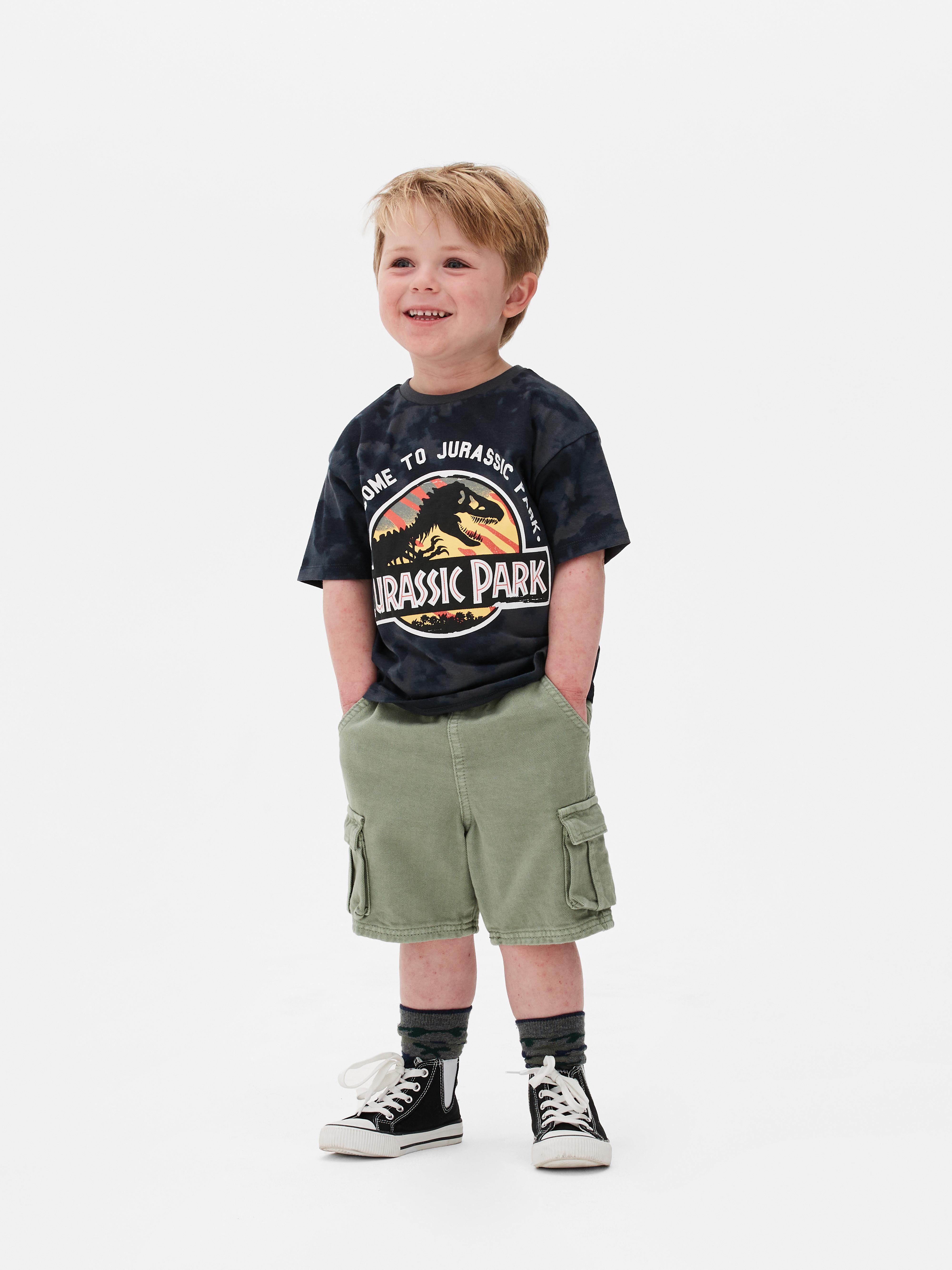 „Jurassic Park“ T-Shirt mit Batikoptik