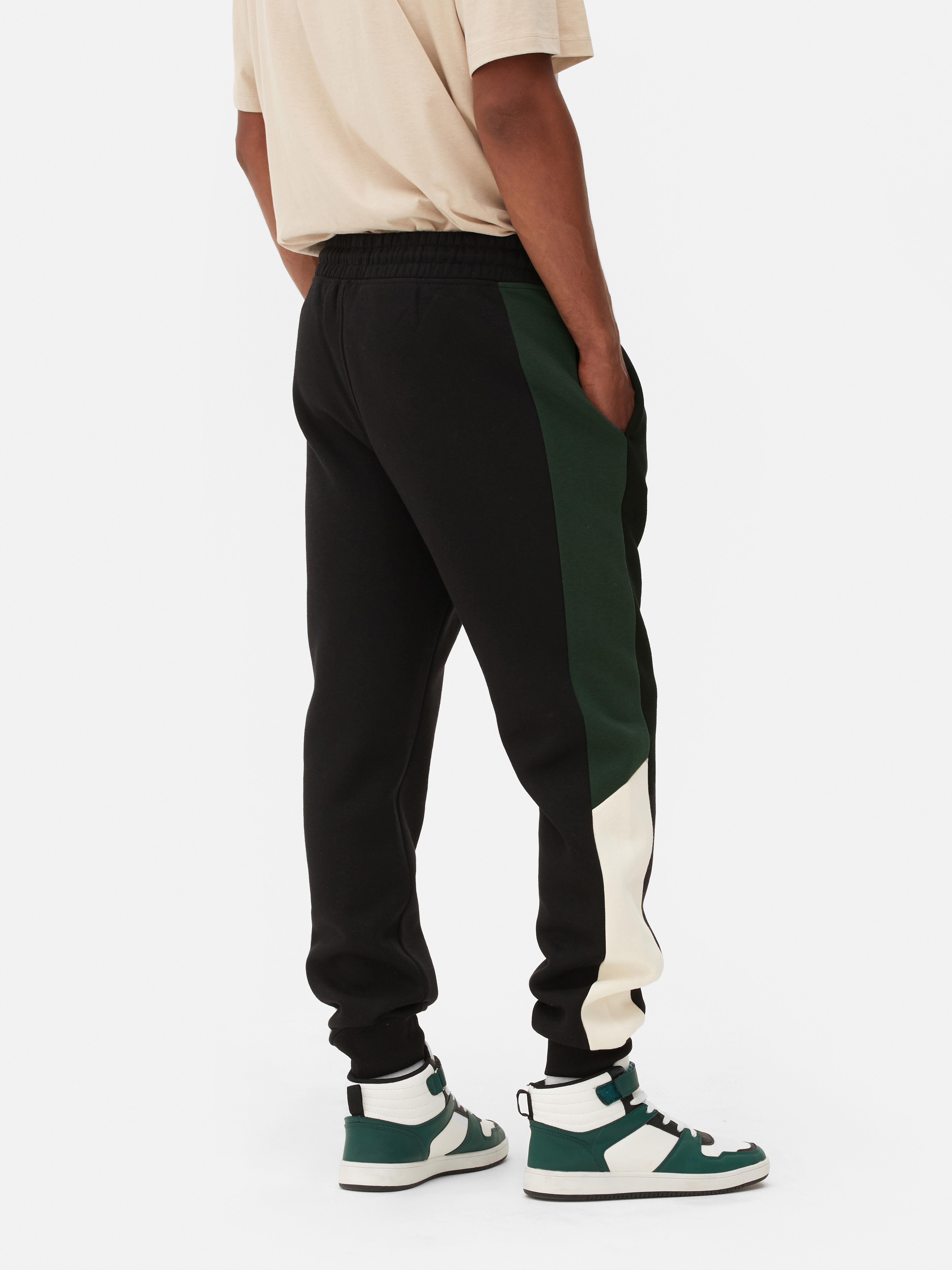 Mens side stripe joggers hot sale