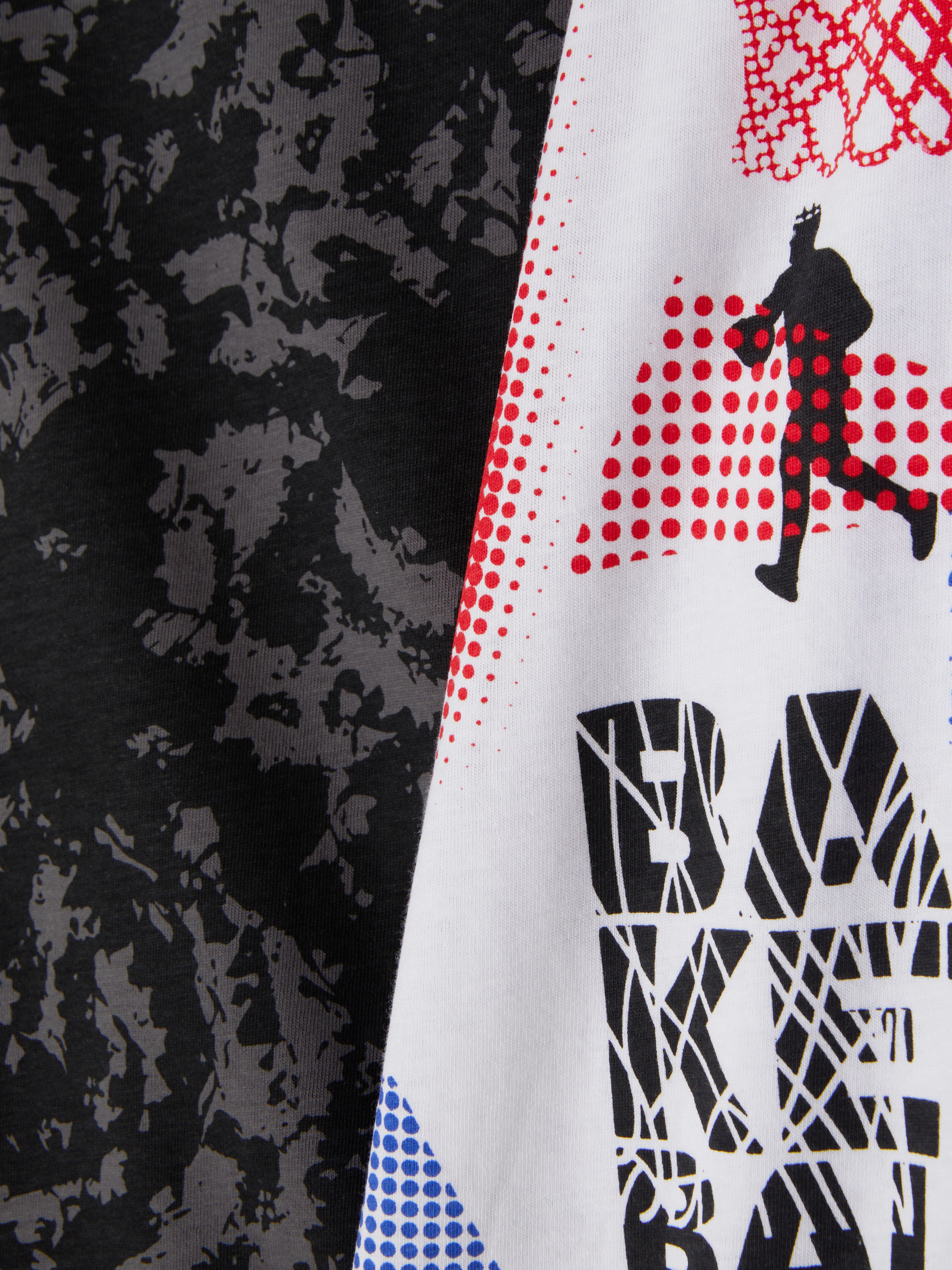 2pk Print Short Sleeve T-shirts