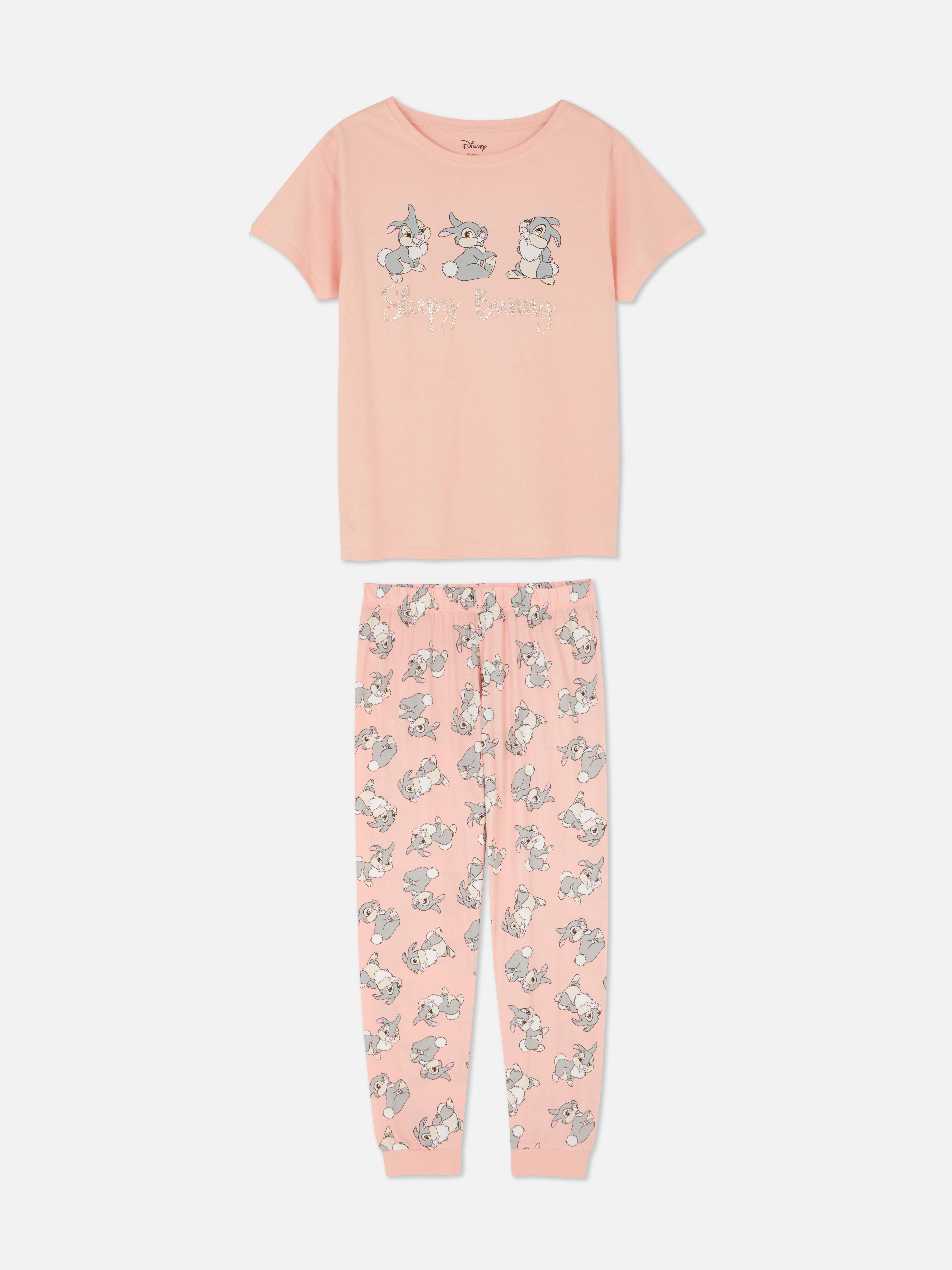 Pyjama van T-shirt en broek met print Disney