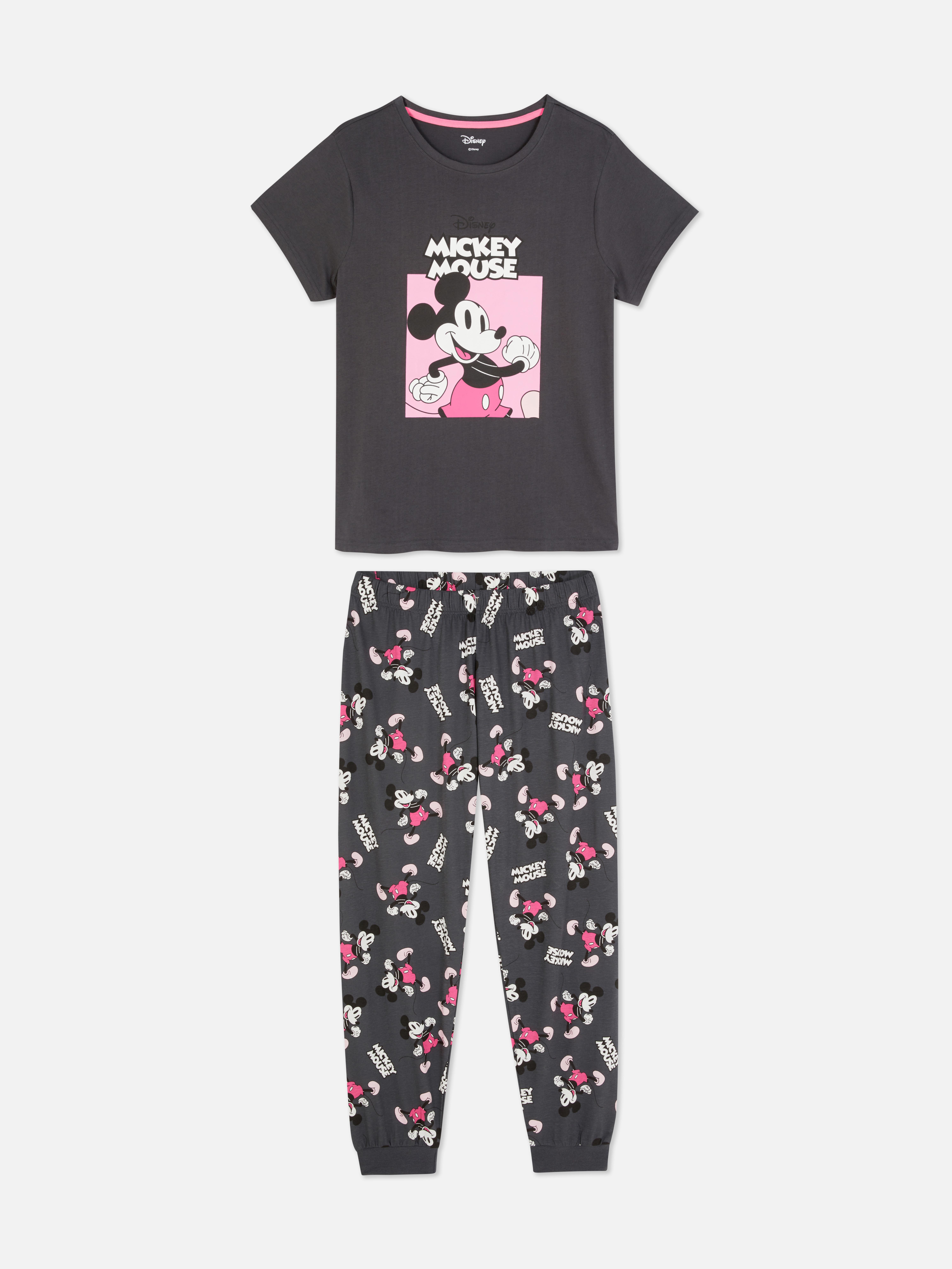 Pijama t-shirt gráfica/calças Disney