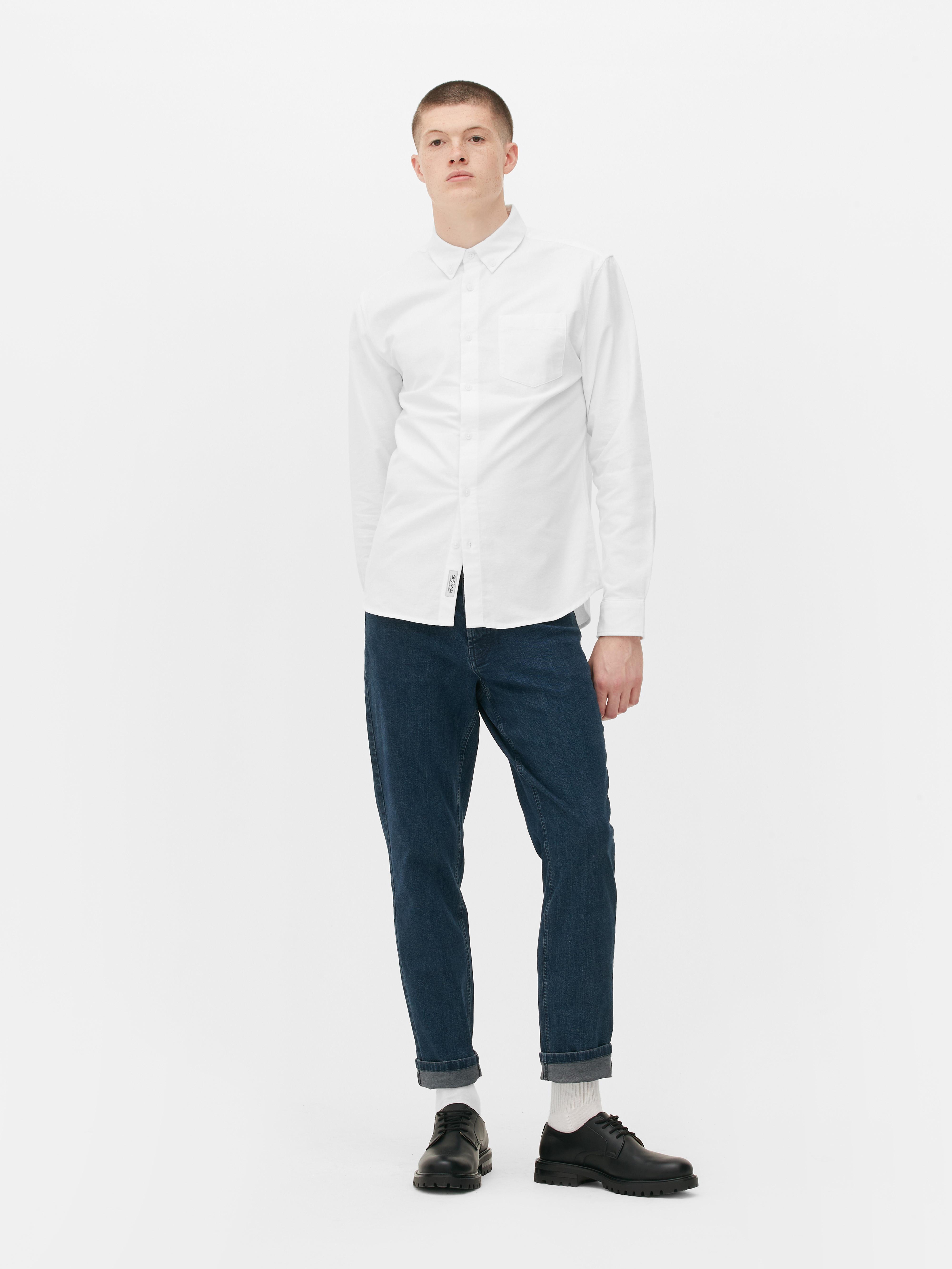 Camisa blanca primark hombre online