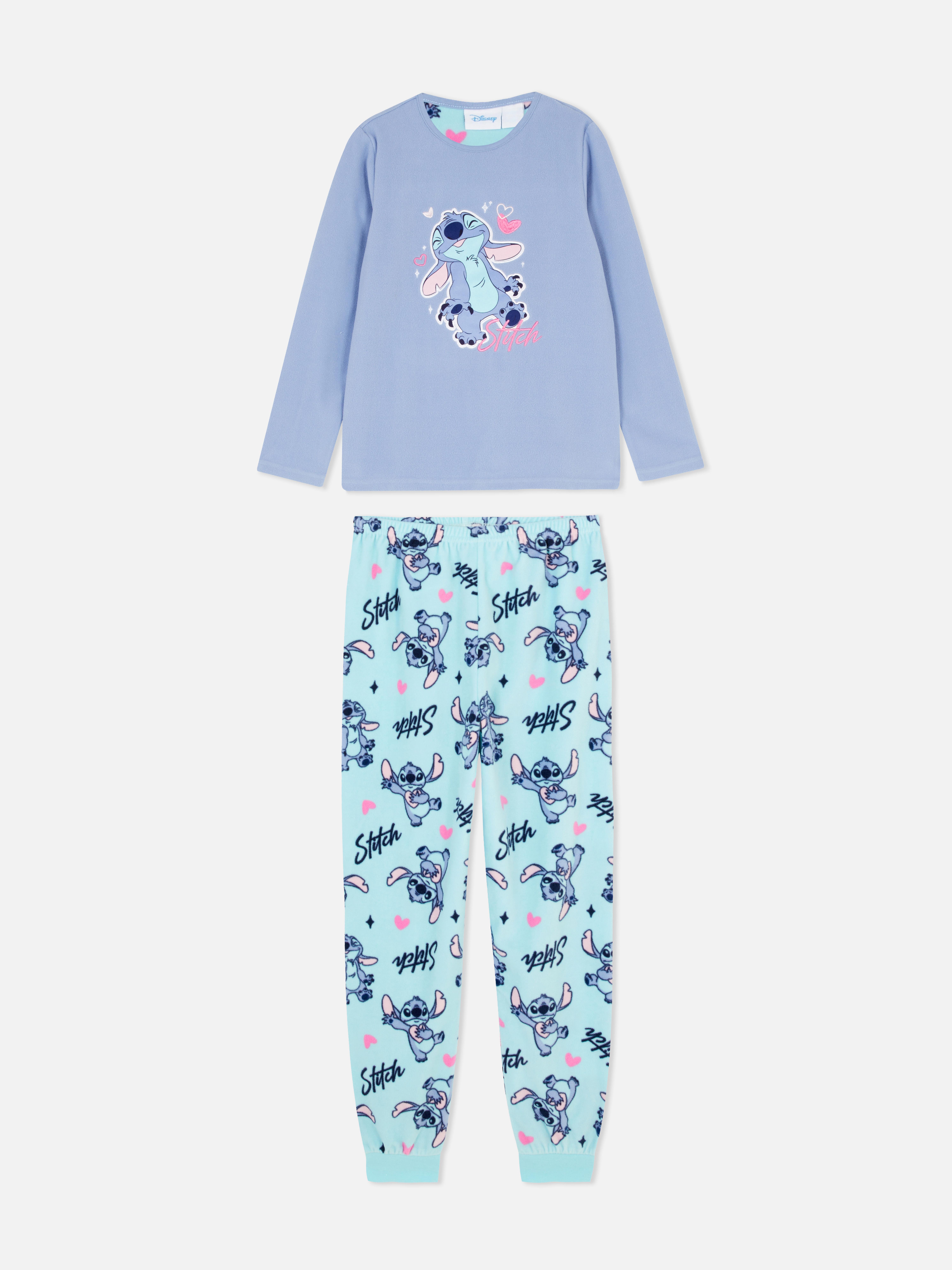 Fleece Pyjamas Fluffy Stitch Pyjamas Disney Lilo Stitch Christmas
