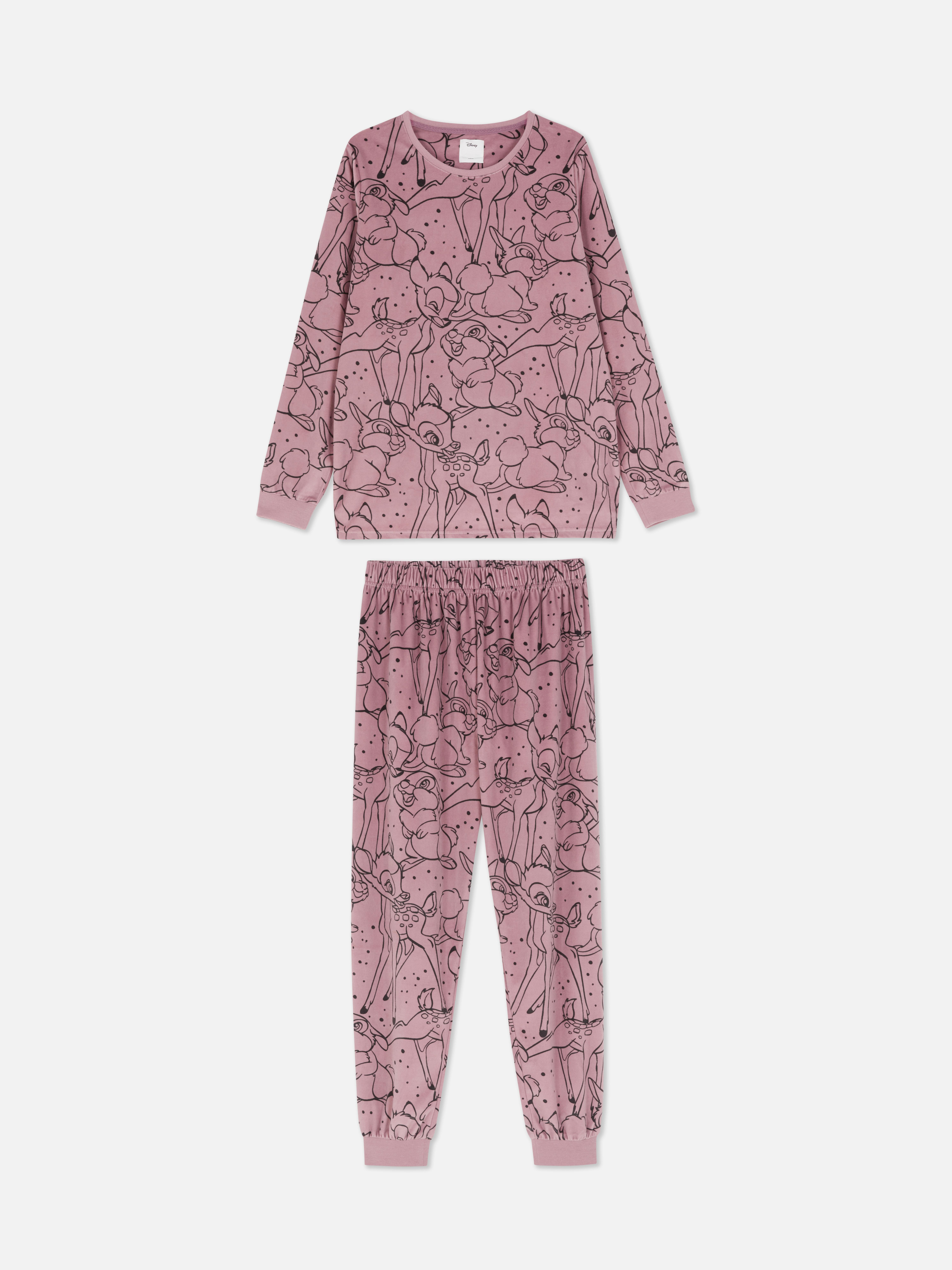 Disney All-Over Print Velour Pyjamas