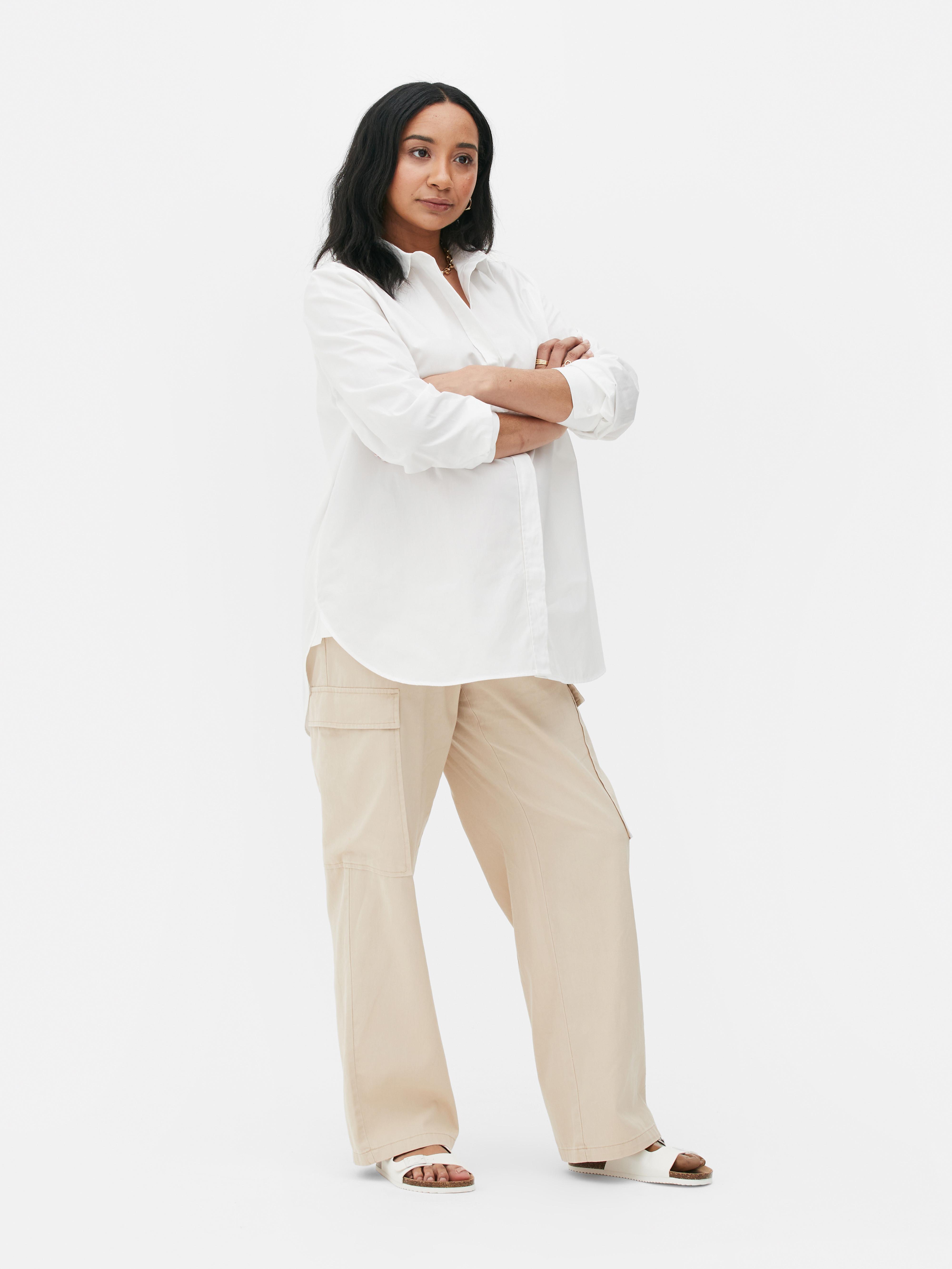 Maternity Poplin Shirt