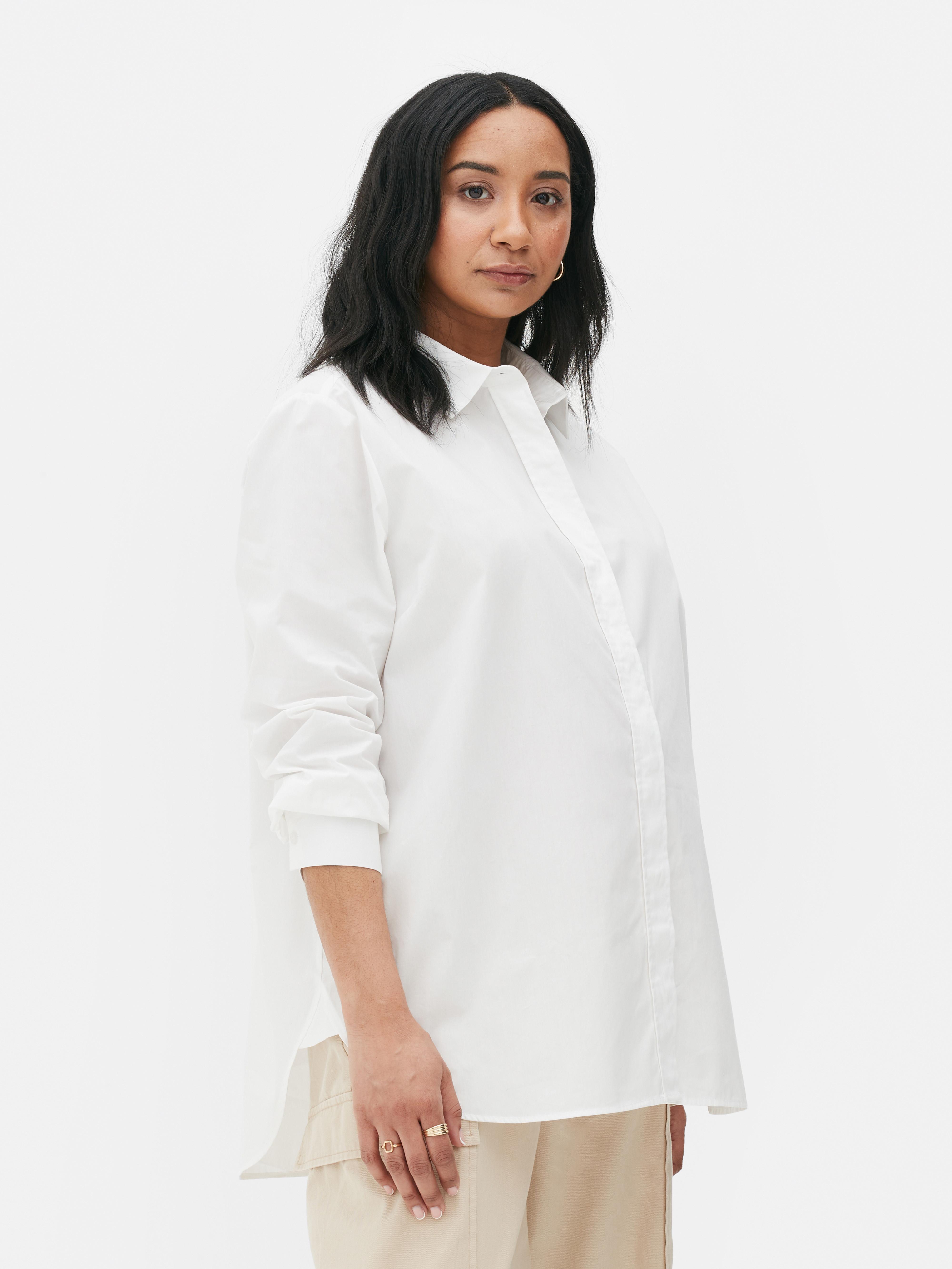 Maternity Poplin Shirt