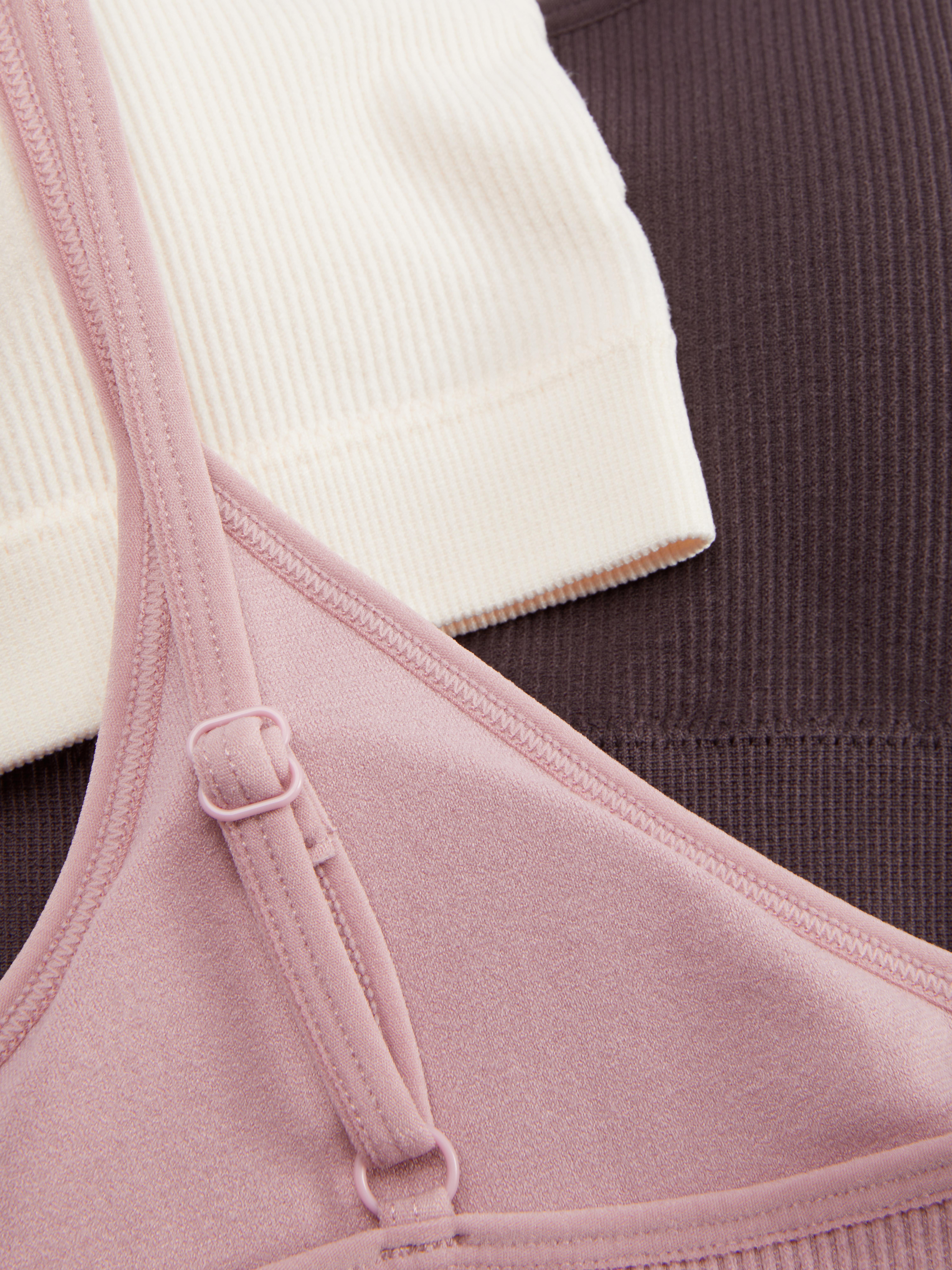 3pk Seamless Crop Tops