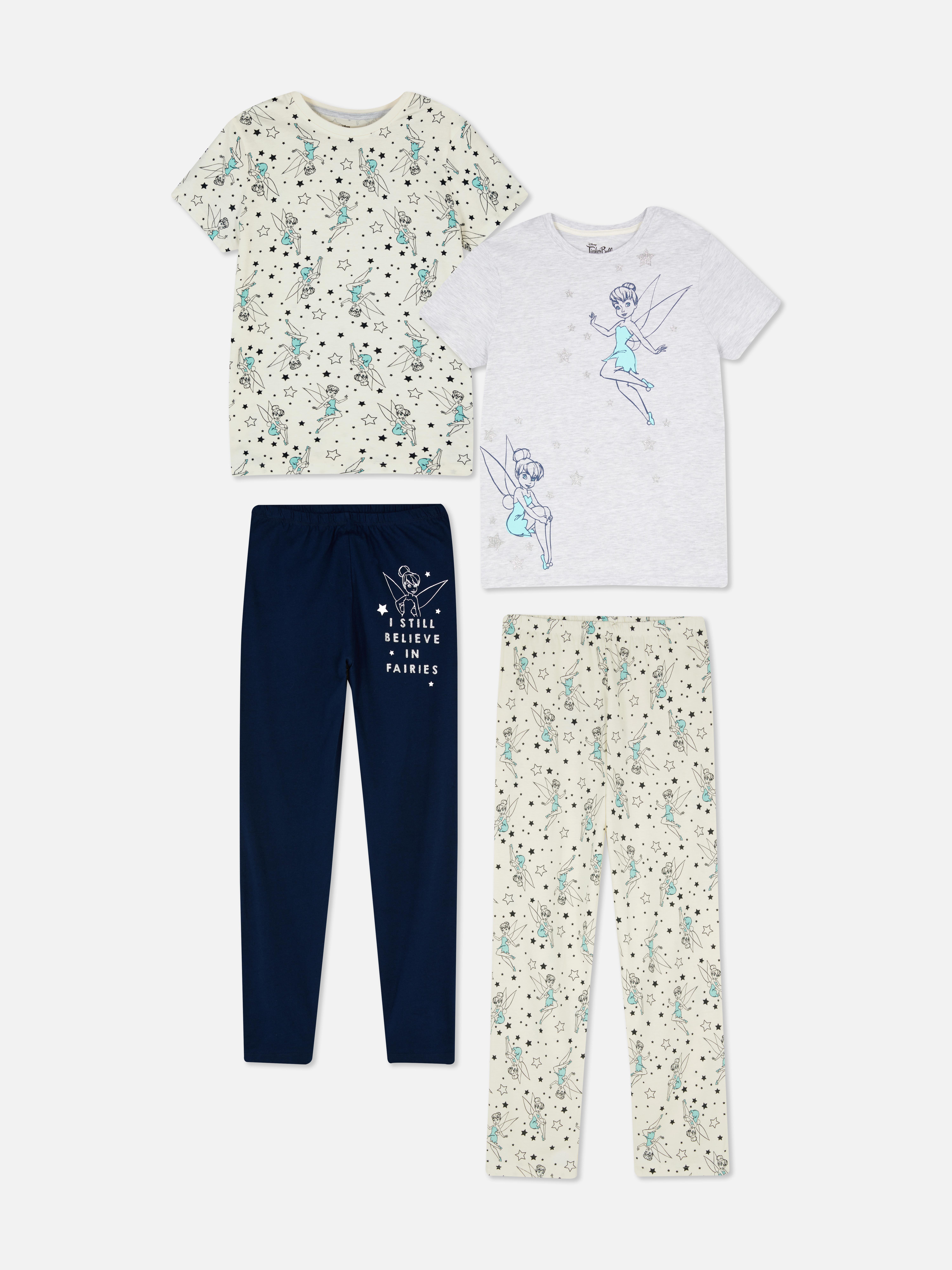 „Disney Tinkerbell“ Schlafanzug mit Print, 2er-Pack
