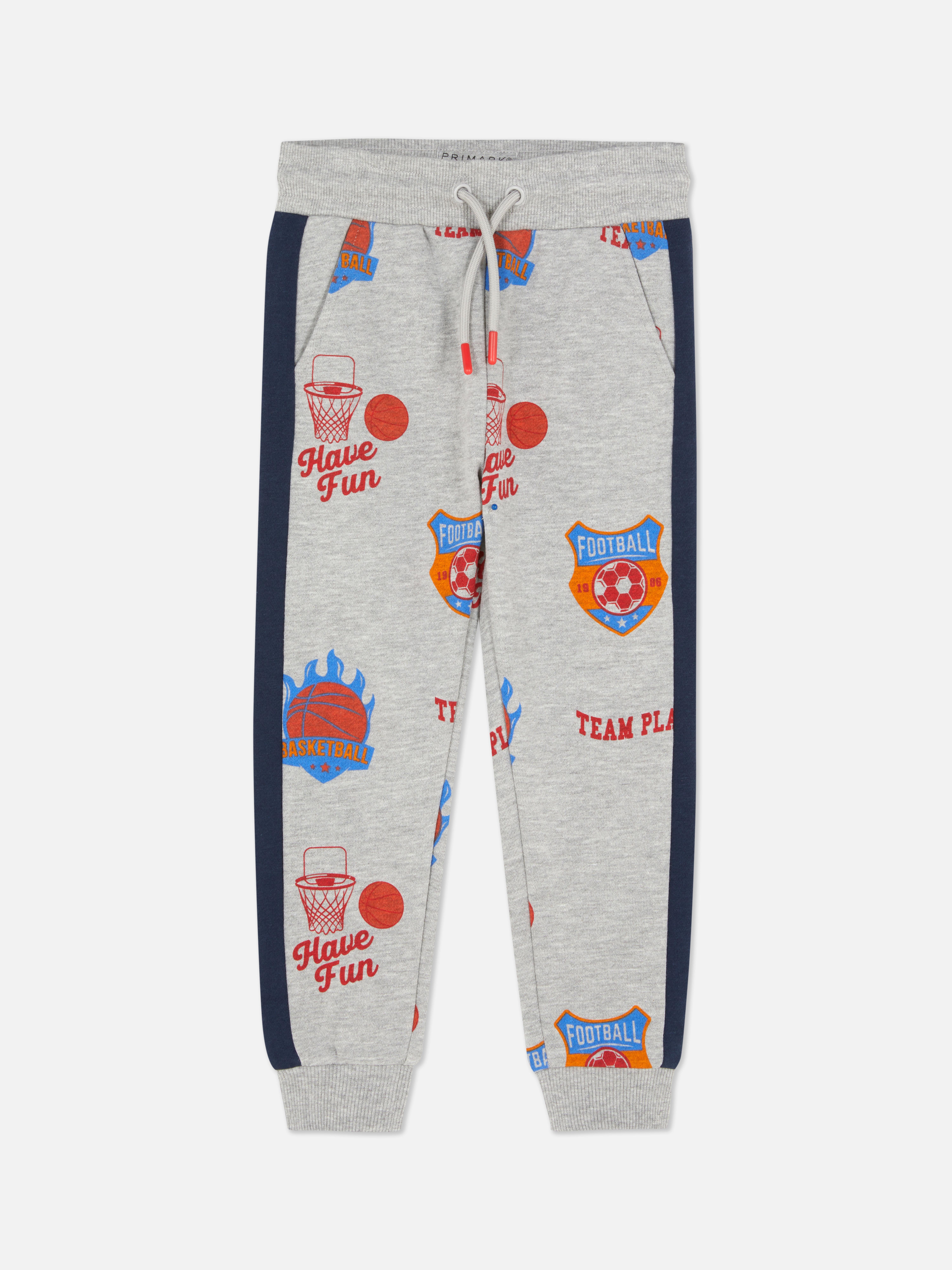 Pantaloni da tuta con stampa sport