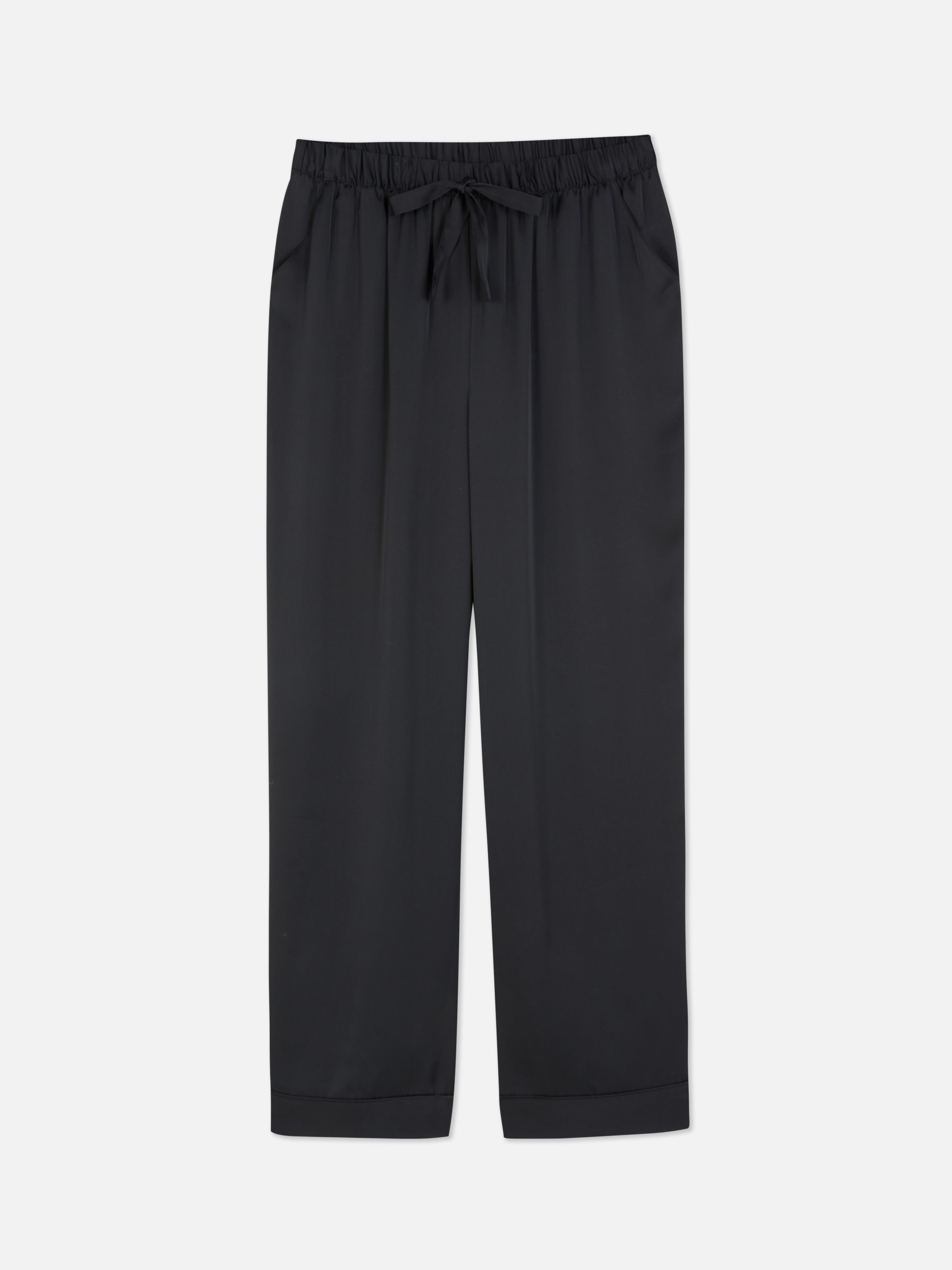 Satin Straight Leg Pyjama Bottoms