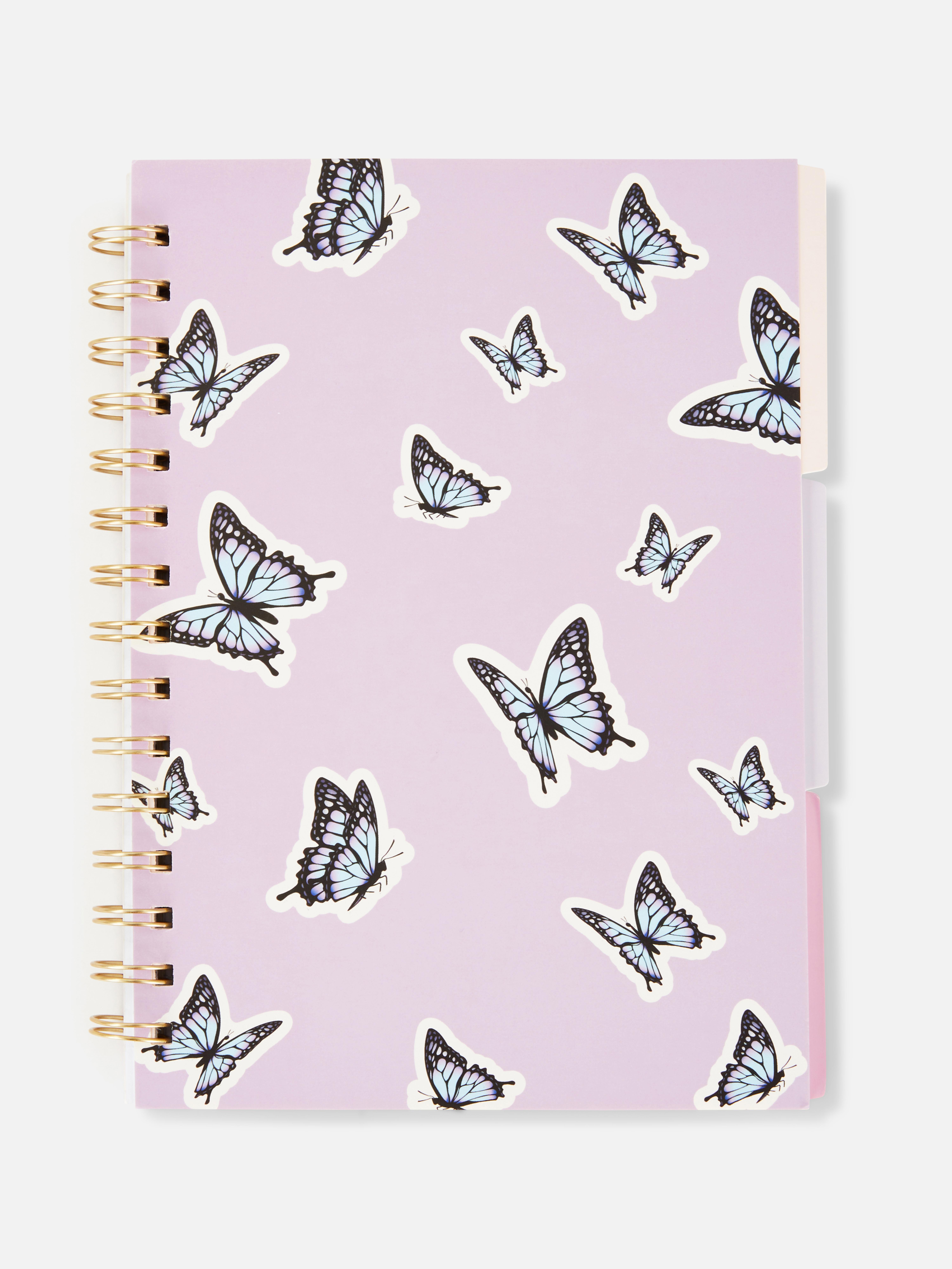 A5-notitieboekje met vlinders