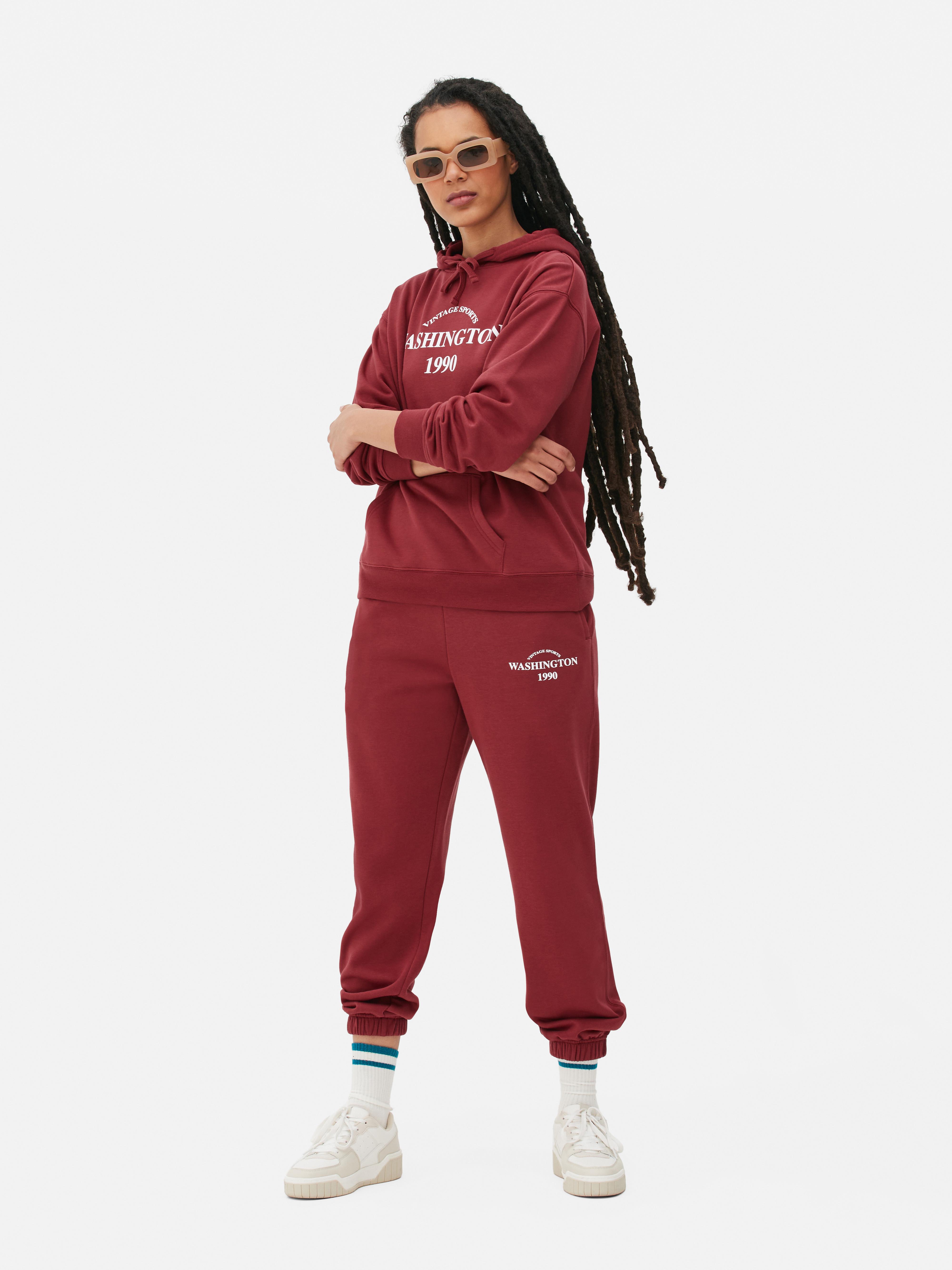 Red 2024 joggers primark