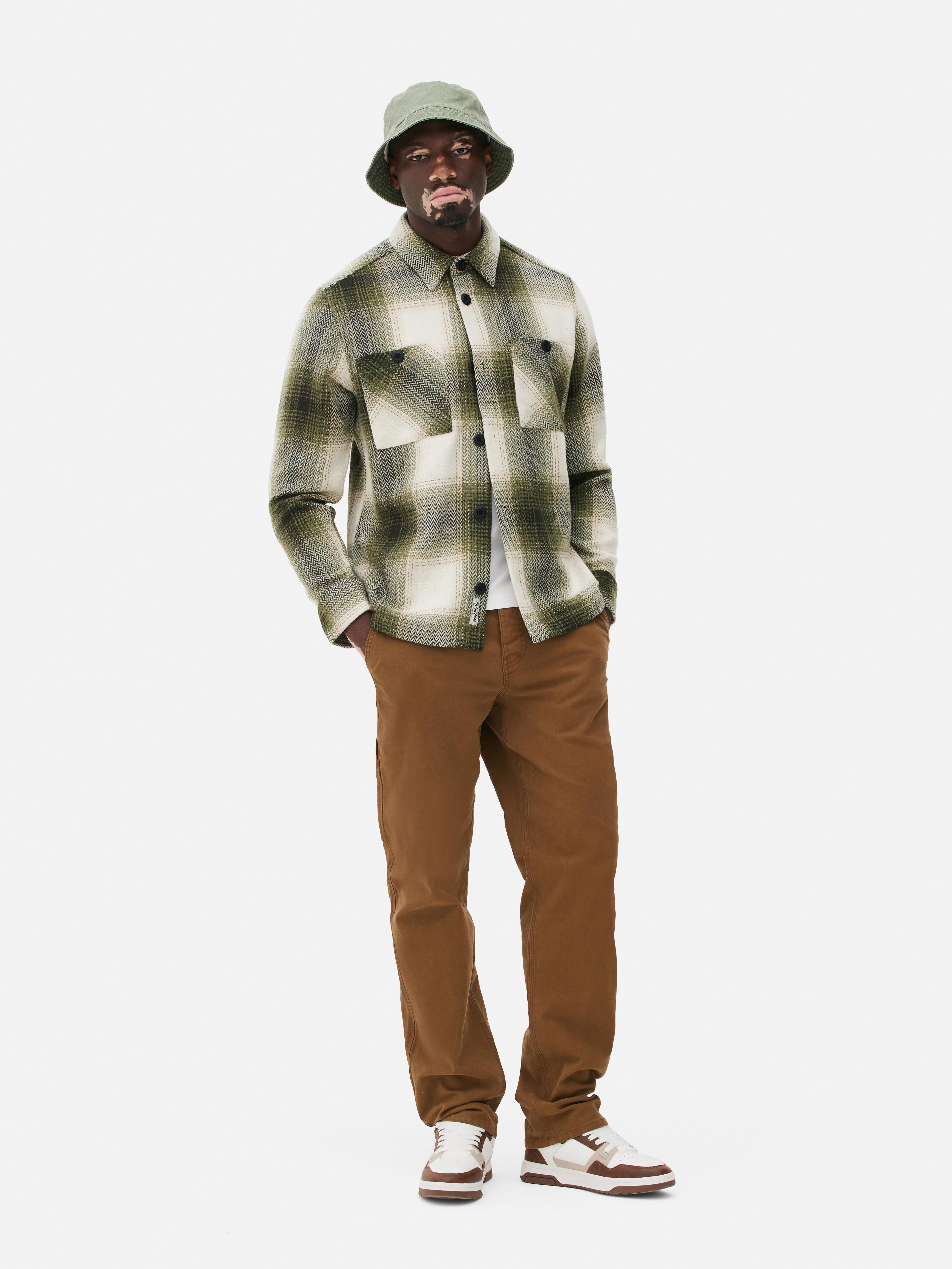 The Stronghold Check Textured Overshirt