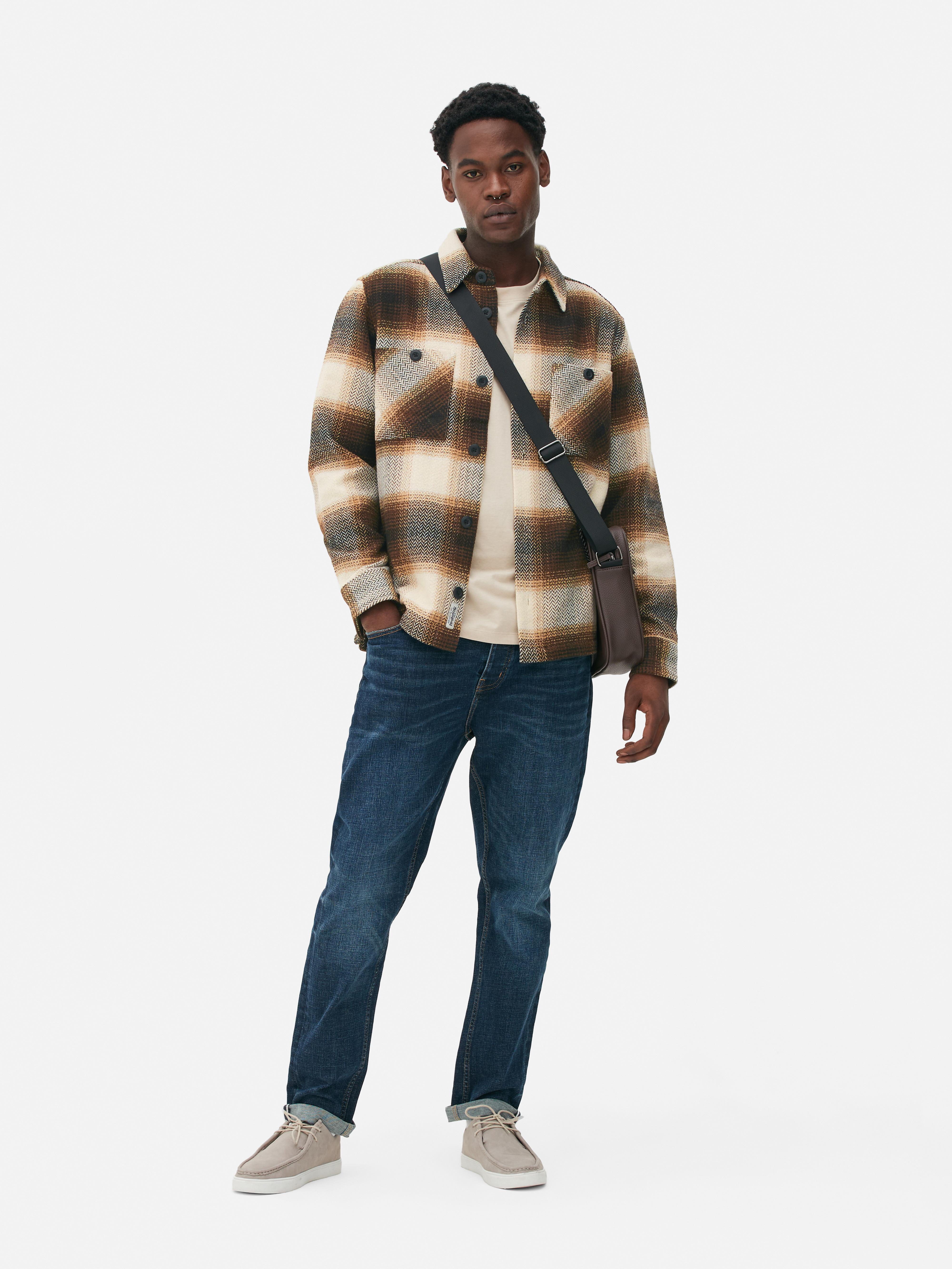 The Stronghold Check Textured Overshirt