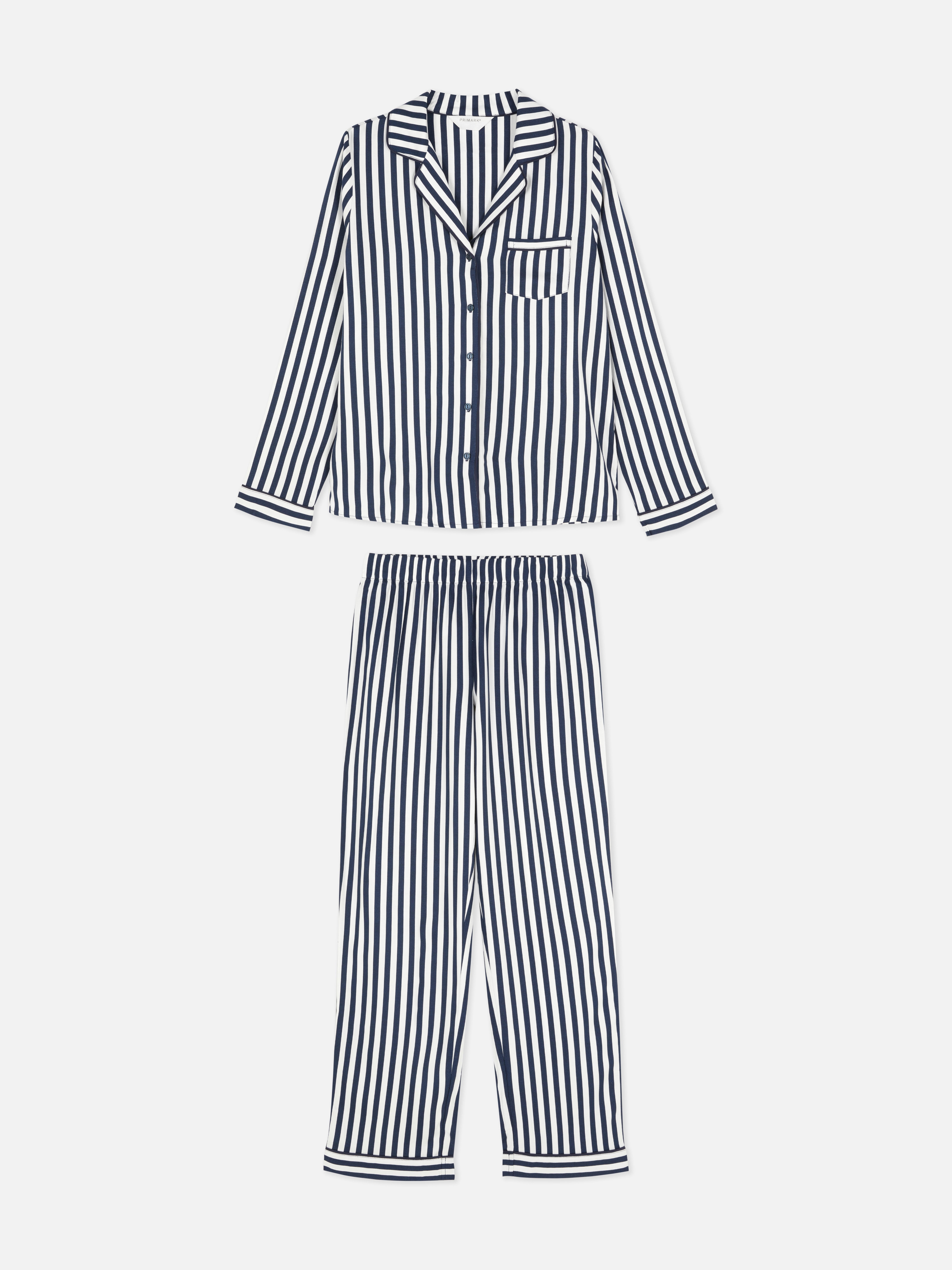 Matchende pyjama van twill-katoen