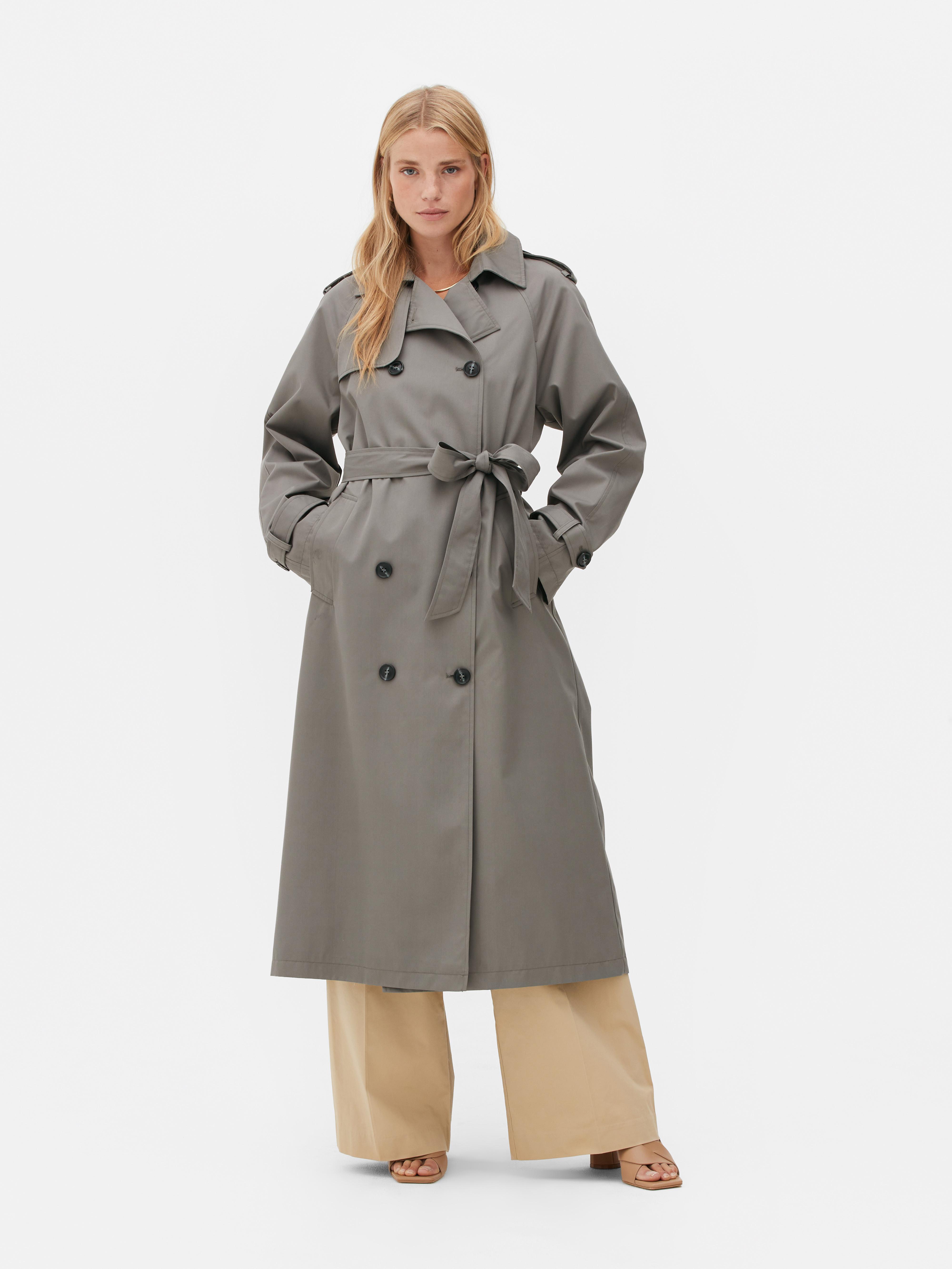 Trench on sale coat grey