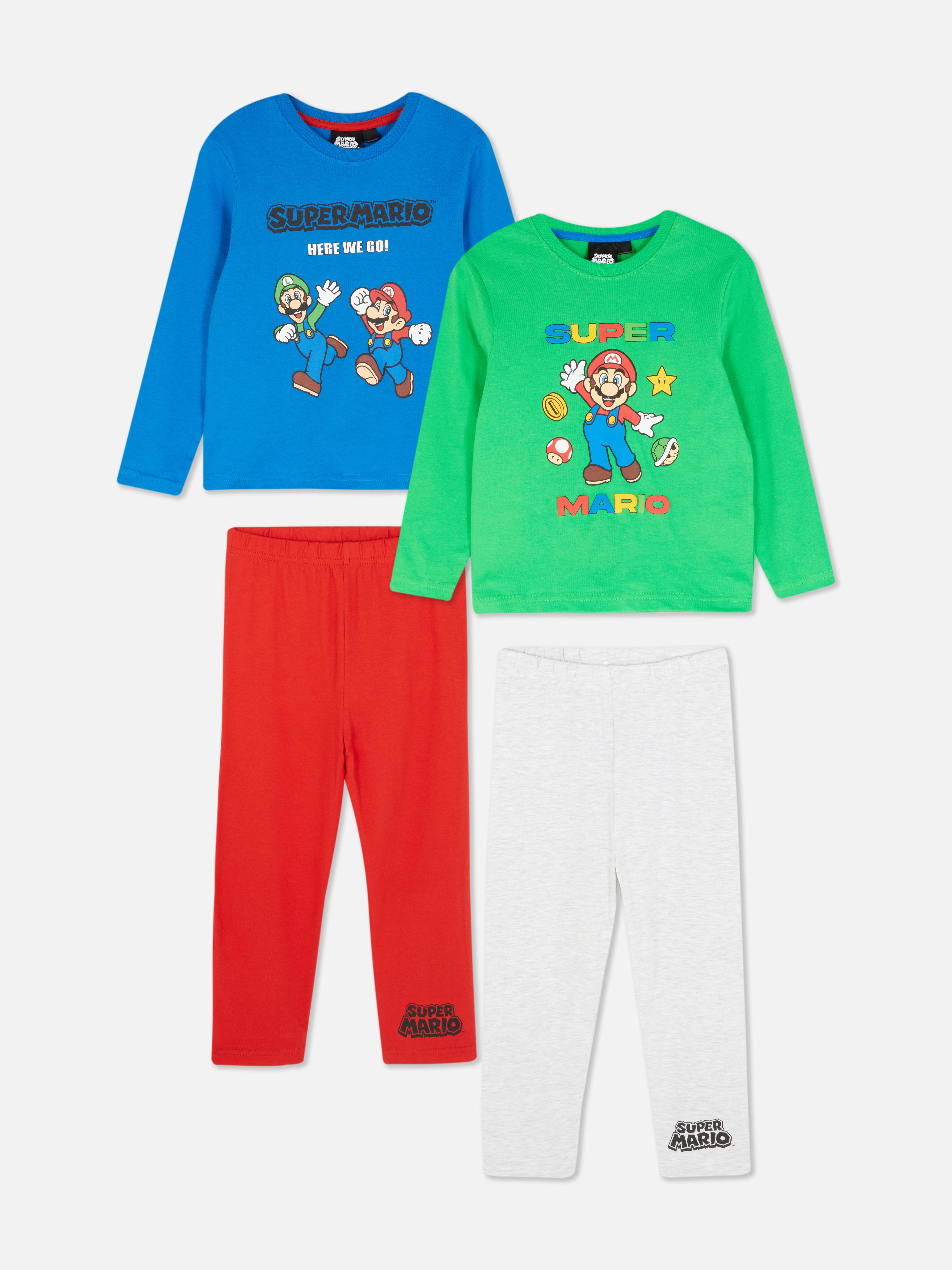 Super Mario Bros., set van 2 Pyjama