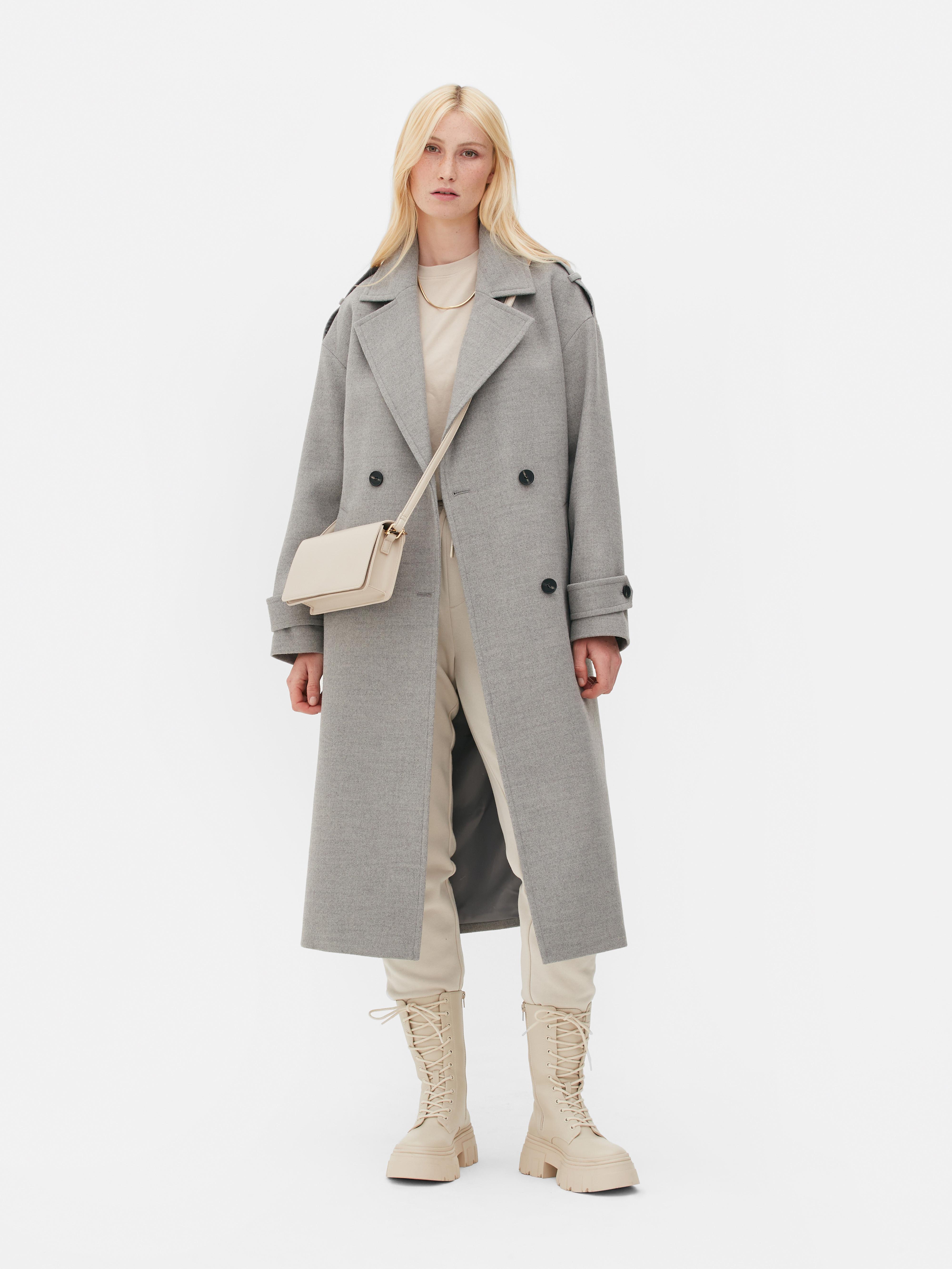 Double-Breasted Trench Coat | Primark