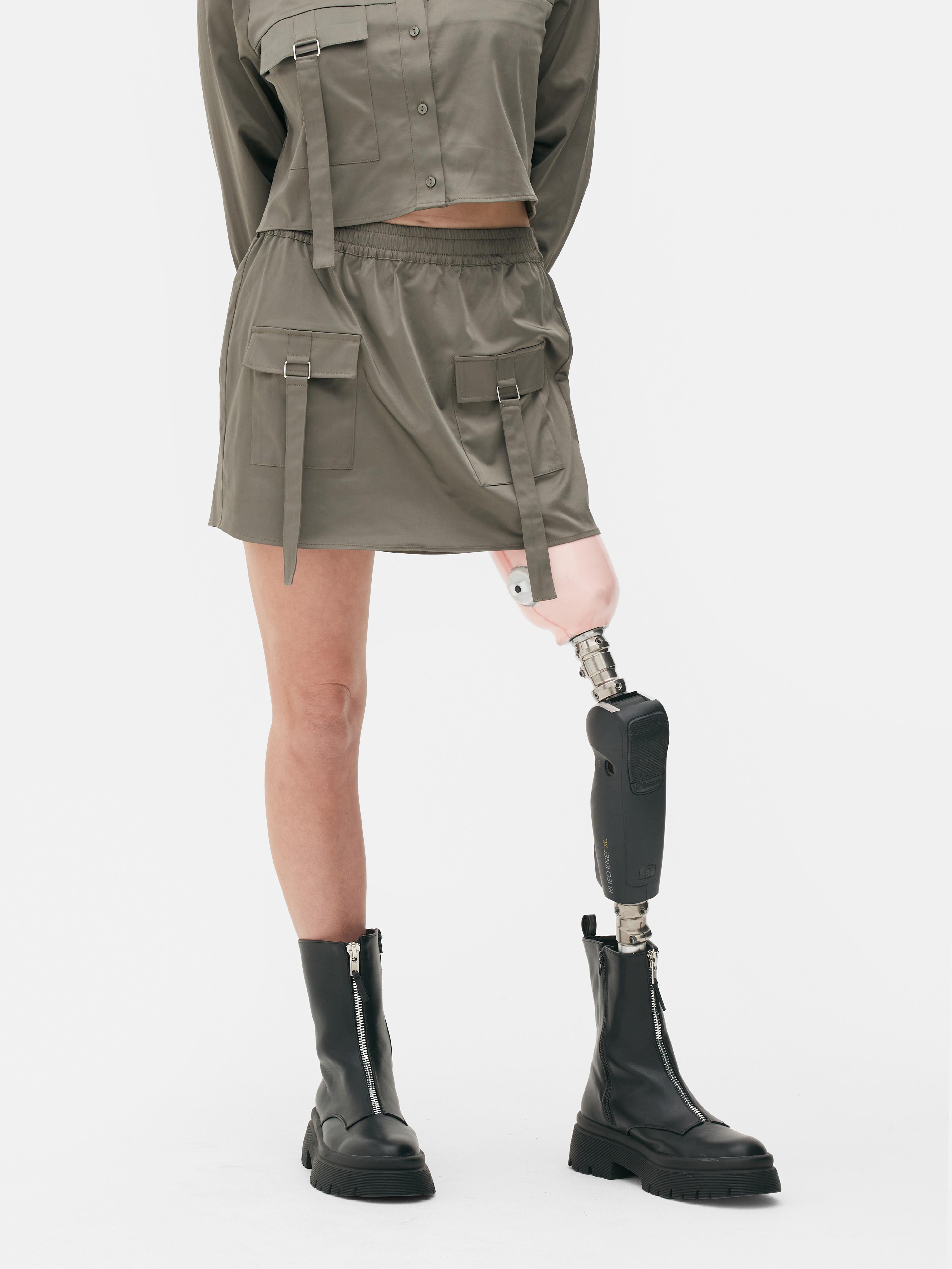 Co-ord Satin Cargo Mini Skirt | Penneys