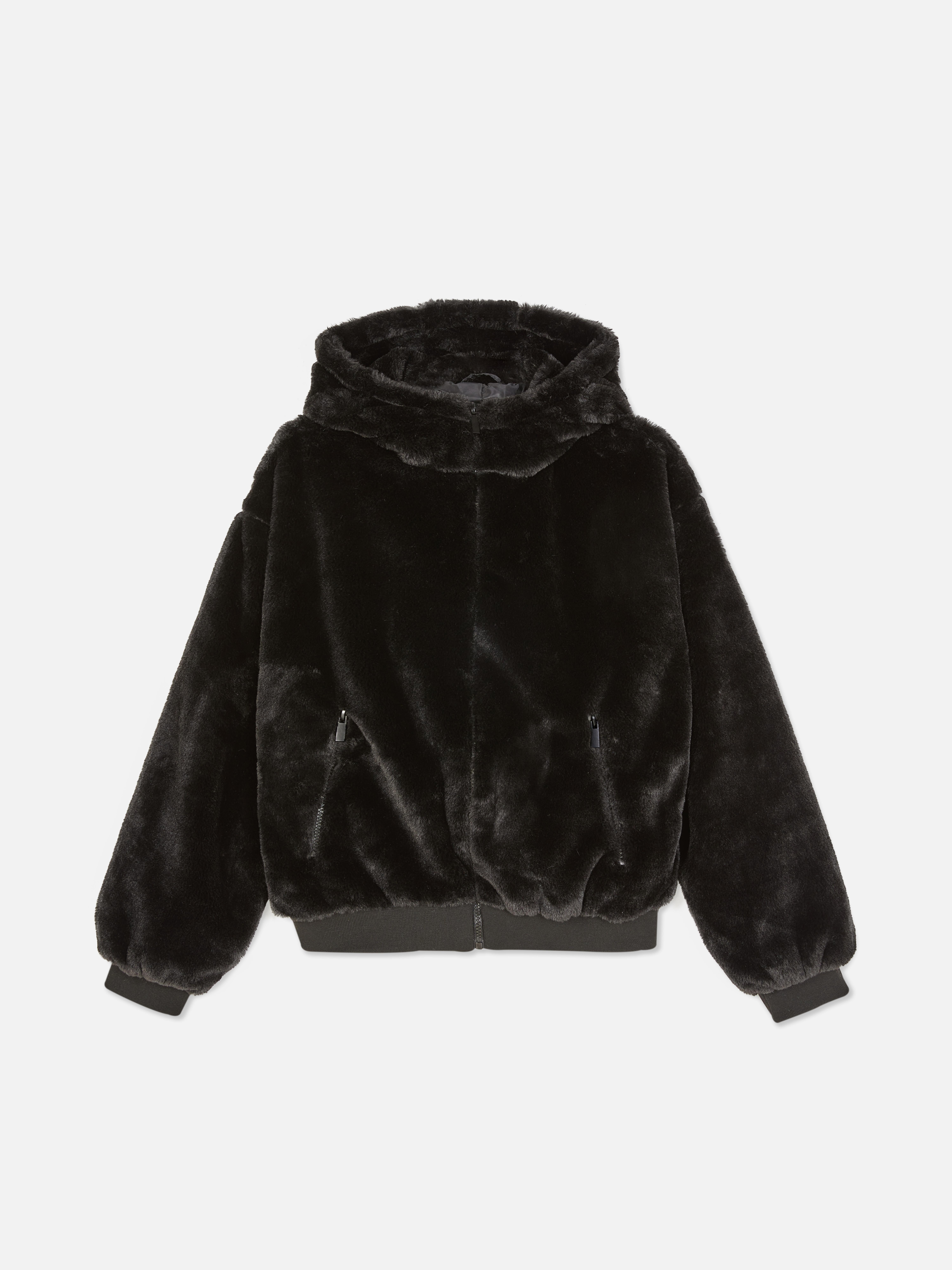 Faux Fur Zip Through Hoodie | Primark