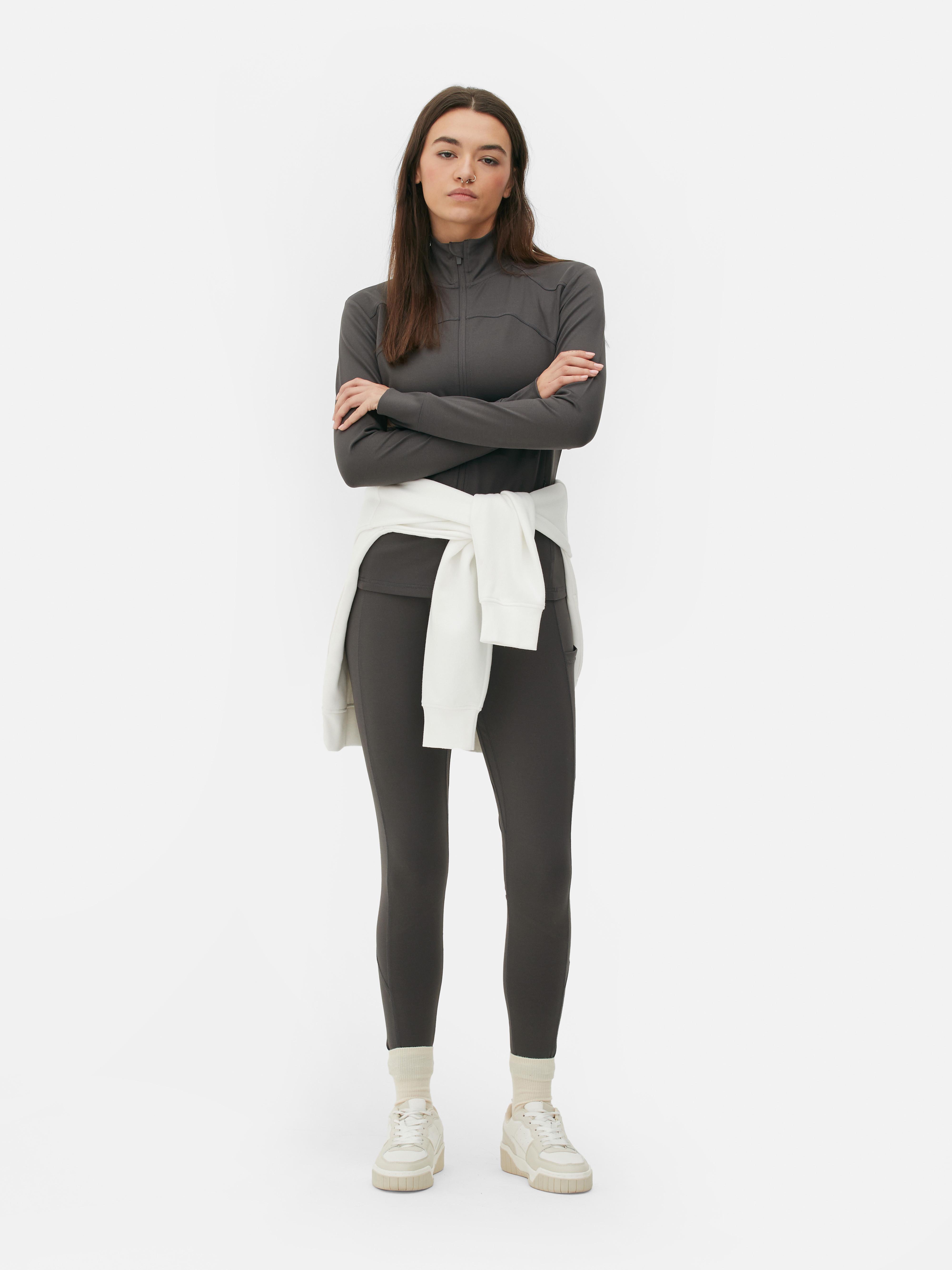 Figurformende Performance-Leggings mit hohem Bund